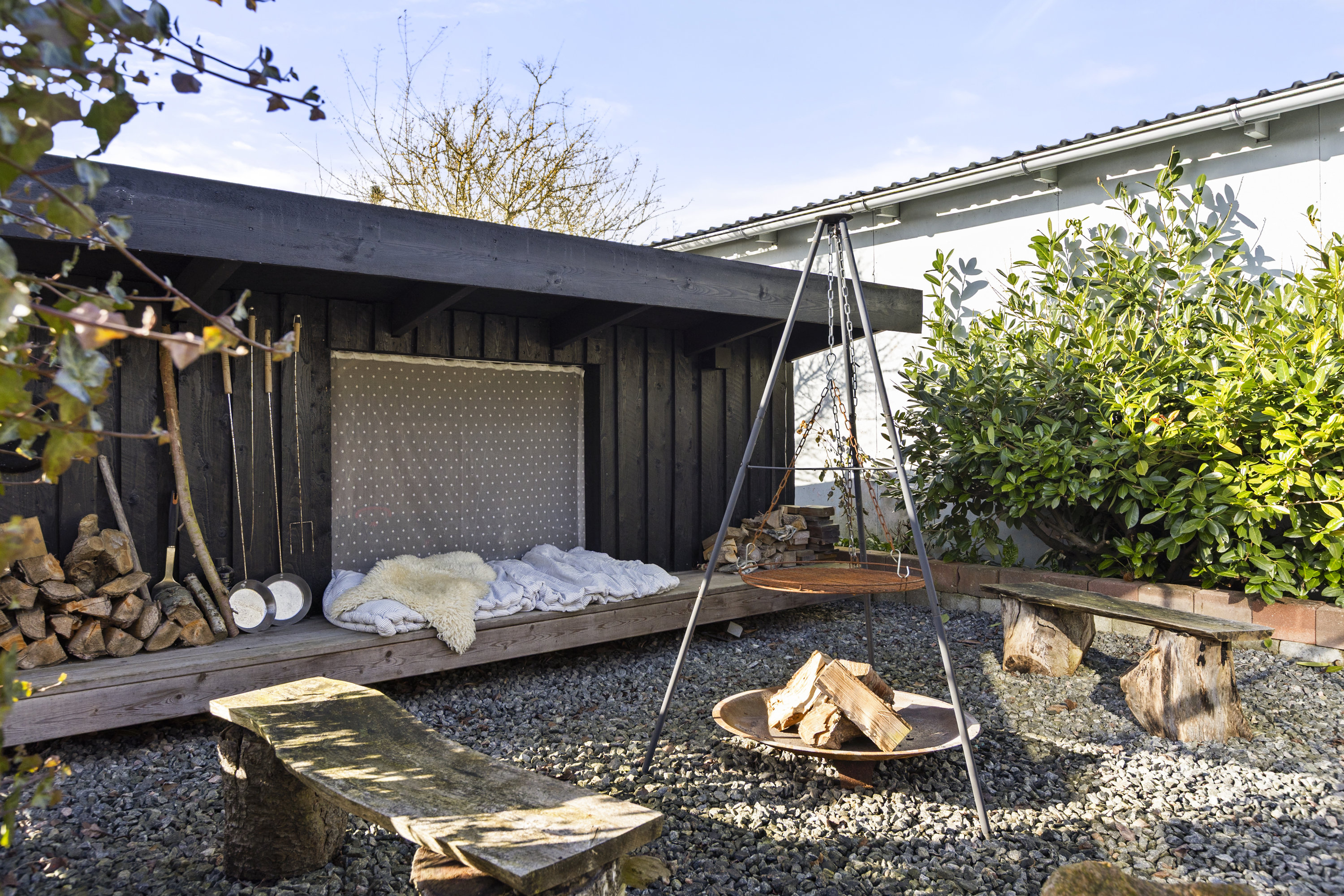 Fremhævet have billede i fuldskærmstilstand. Billede af Lærkevænget 12, 4160 Herlufmagle