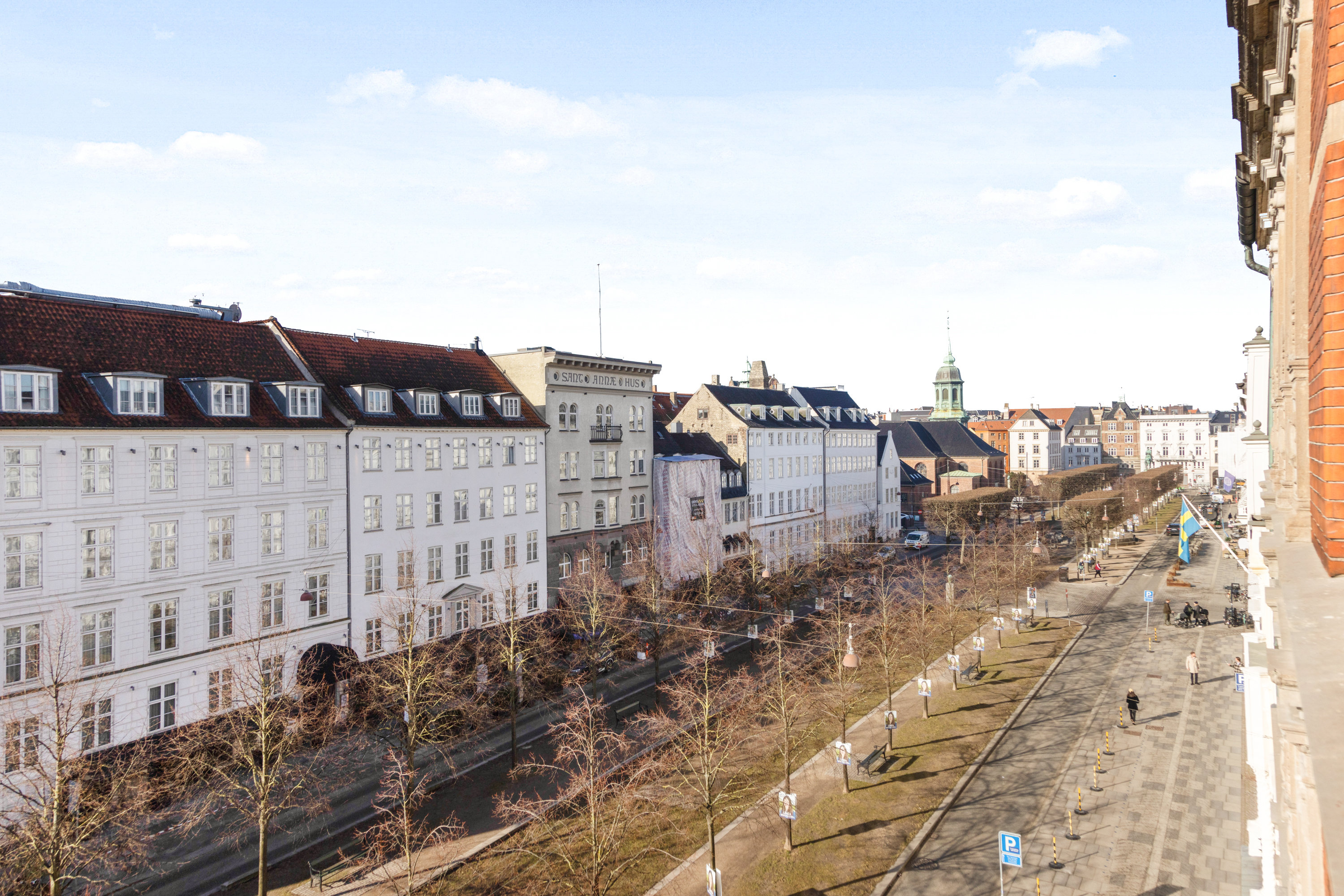 Miniaturebillede 2: udsigt. Billede af Sankt Annæ Plads 19A, 3. tv., 1250 København K