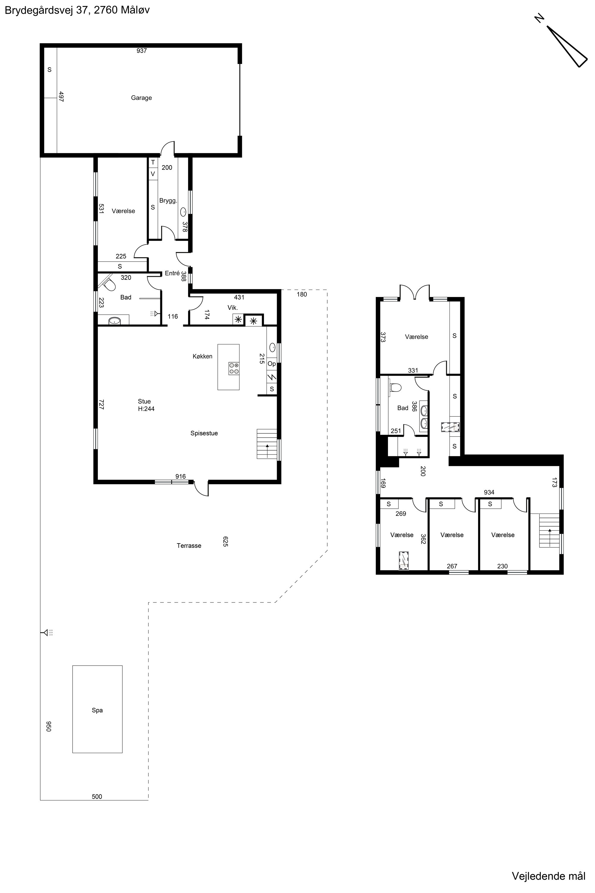 Plantegninger billede af Brydegårdsvej 37, 2760 Måløv