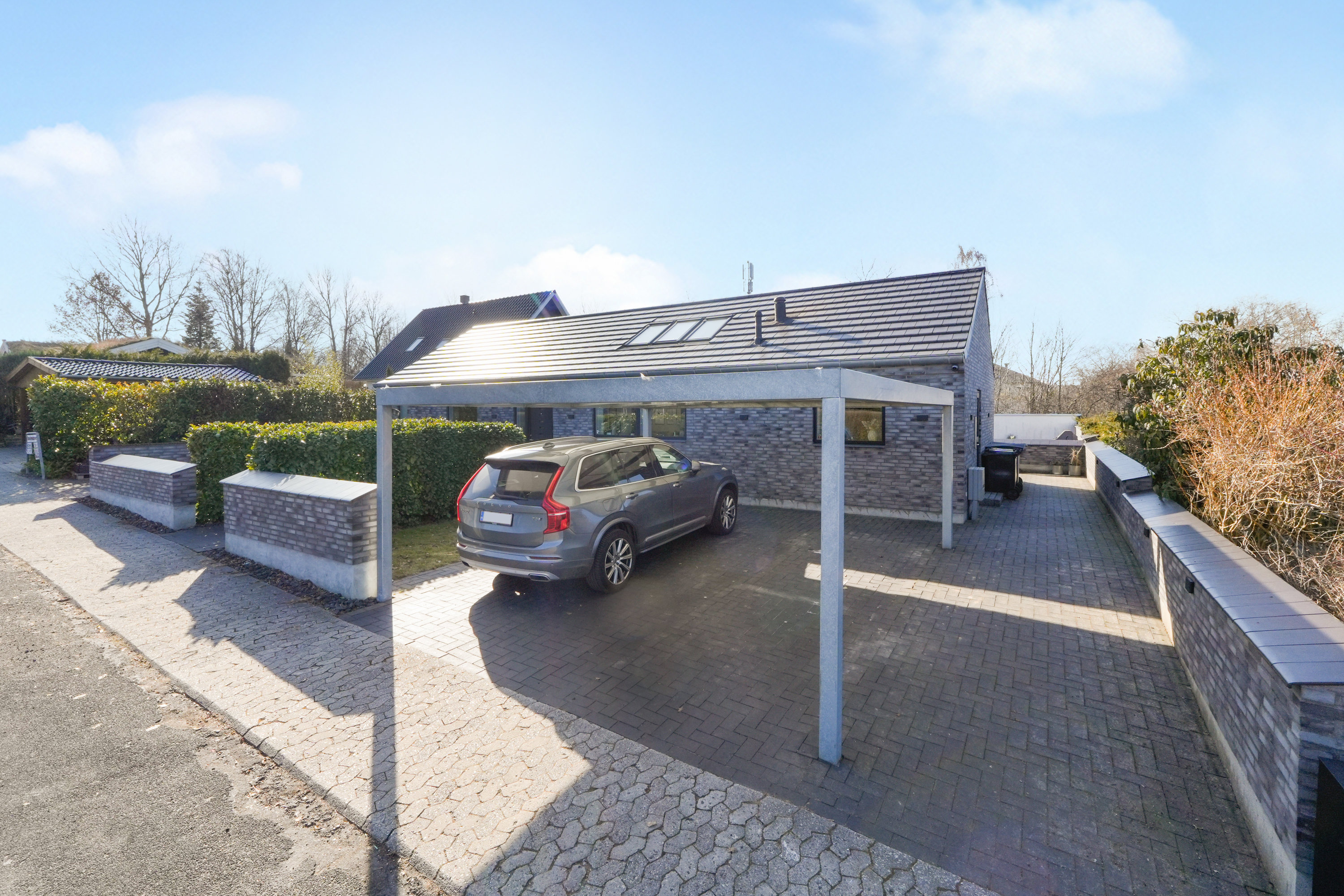 Fremhævet overdækket terrasse billede i fuldskærmstilstand. Billede af Bøndermosevej 12, 2750 Ballerup