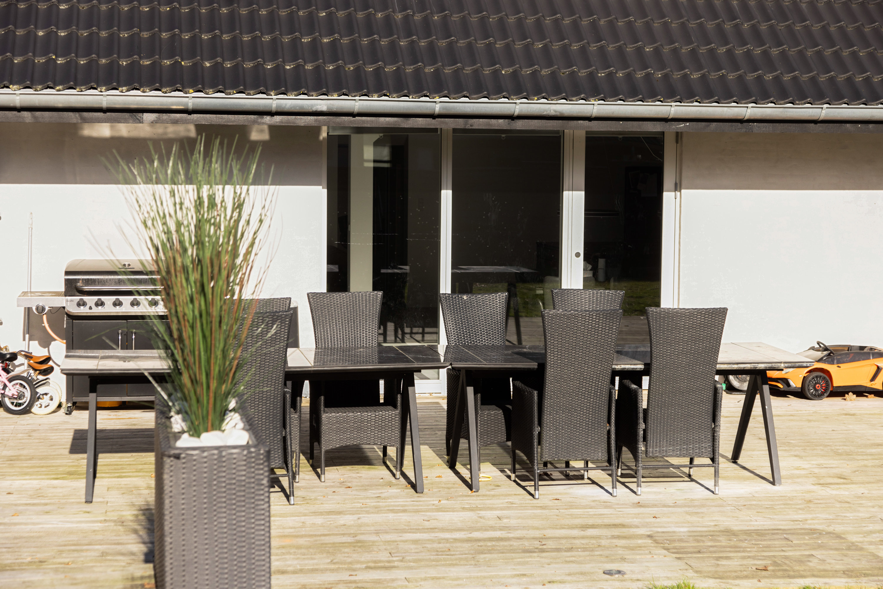 Fremhævet terrasse billede i fuldskærmstilstand. Billede af Brydegårdsvej 37, 2760 Måløv