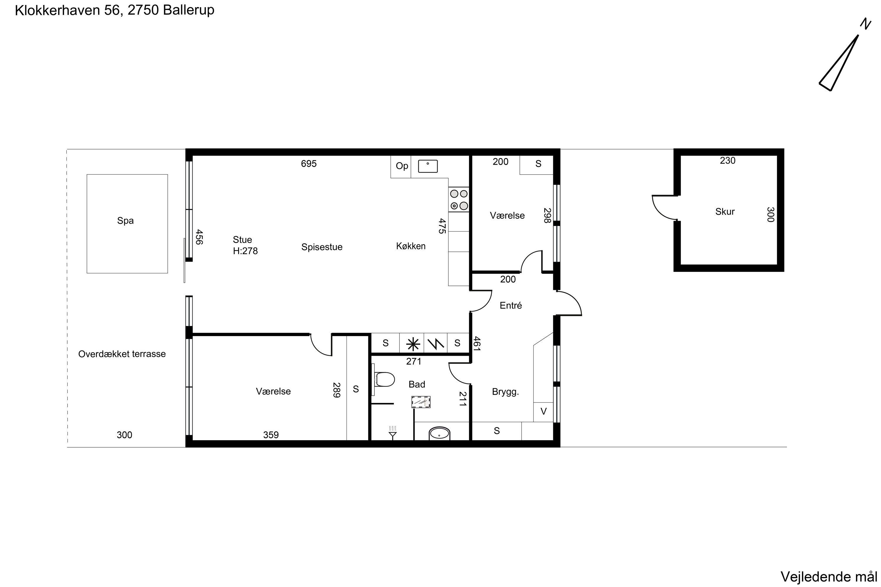 Plantegninger billede af Klokkerhaven 56, 2750 Ballerup