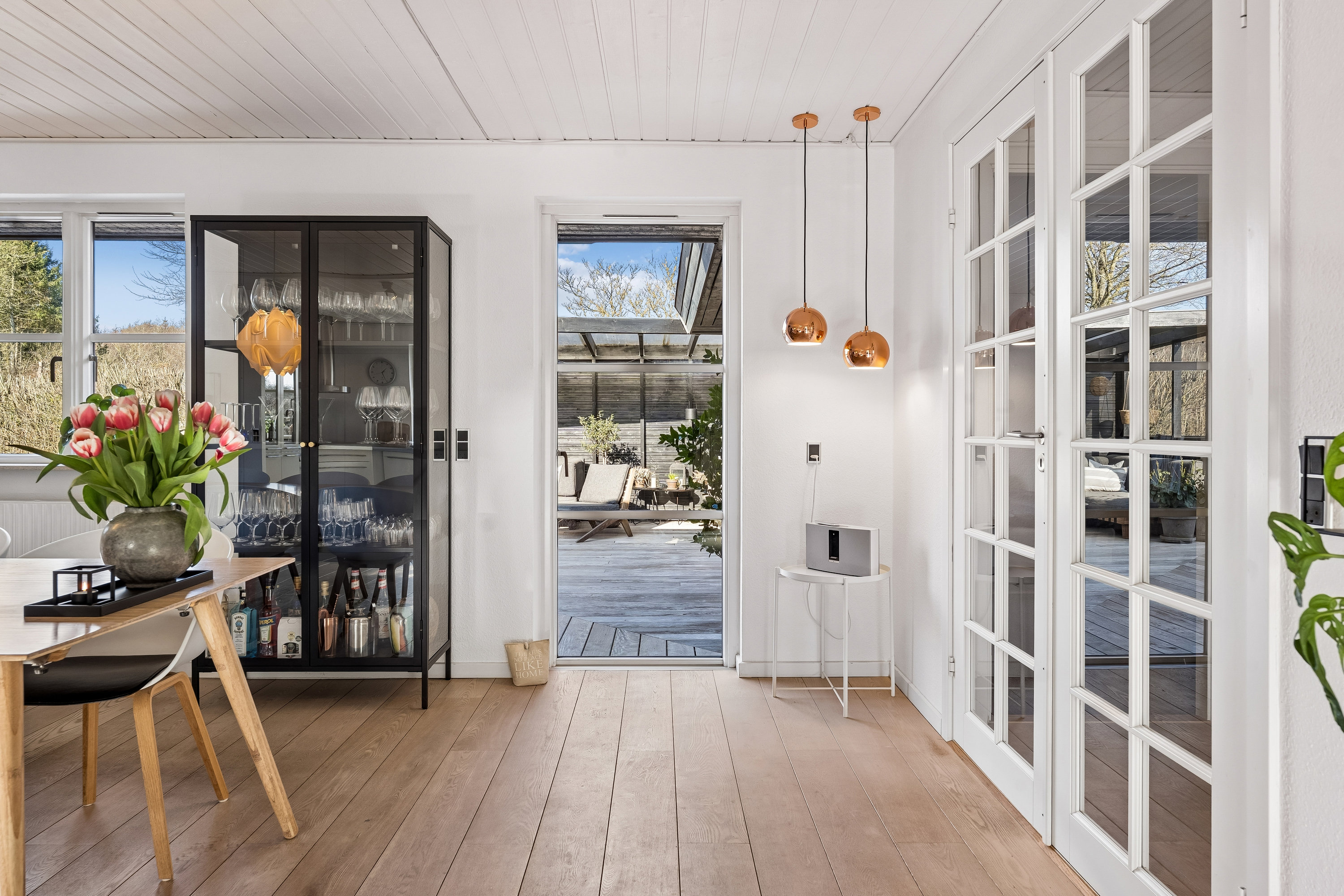 Fremhævet spisestue billede i fuldskærmstilstand. Billede af Lilleskoven 8, 8722 Hedensted