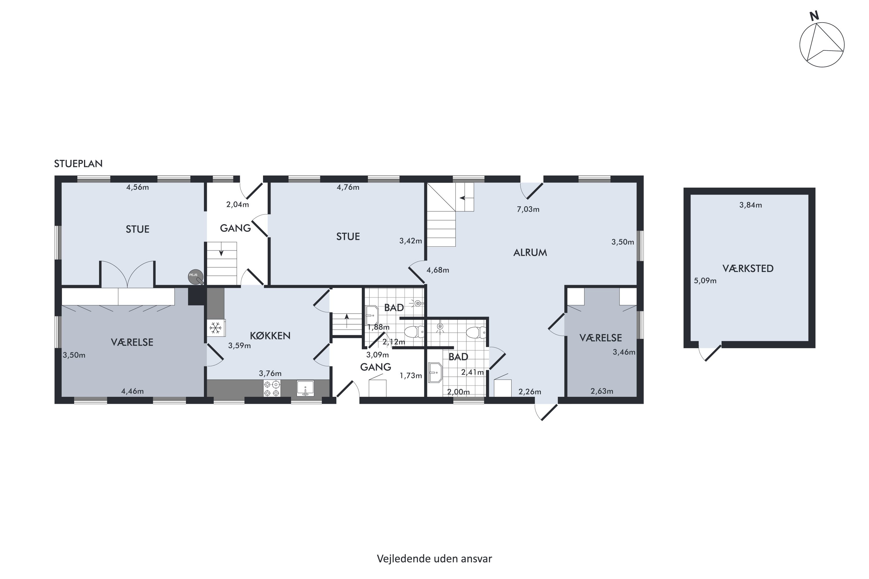 Plantegninger billede af Dalsgårdvej 18, Dalsgård, 6300 Gråsten