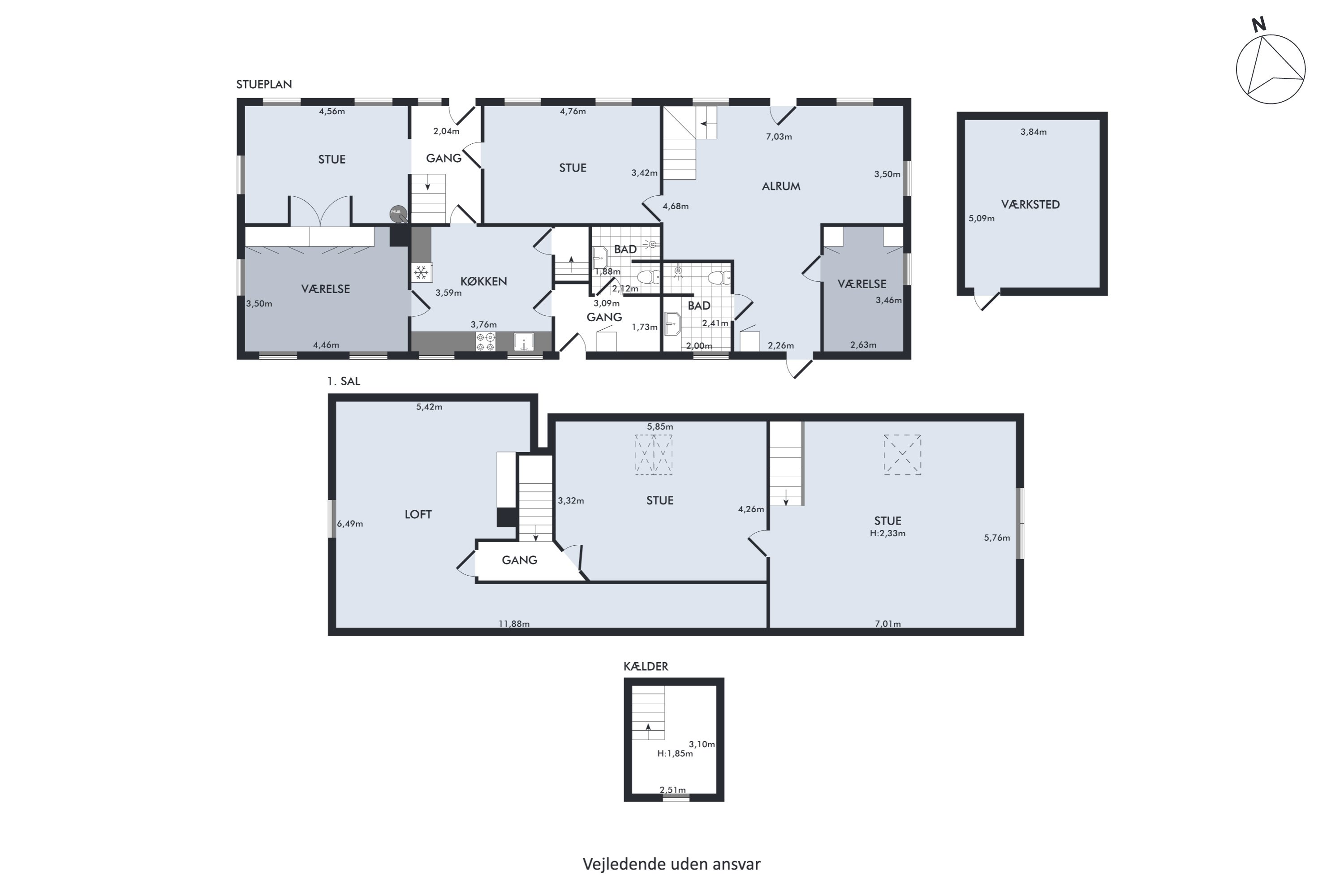 Plantegninger billede af Dalsgårdvej 18, Dalsgård, 6300 Gråsten