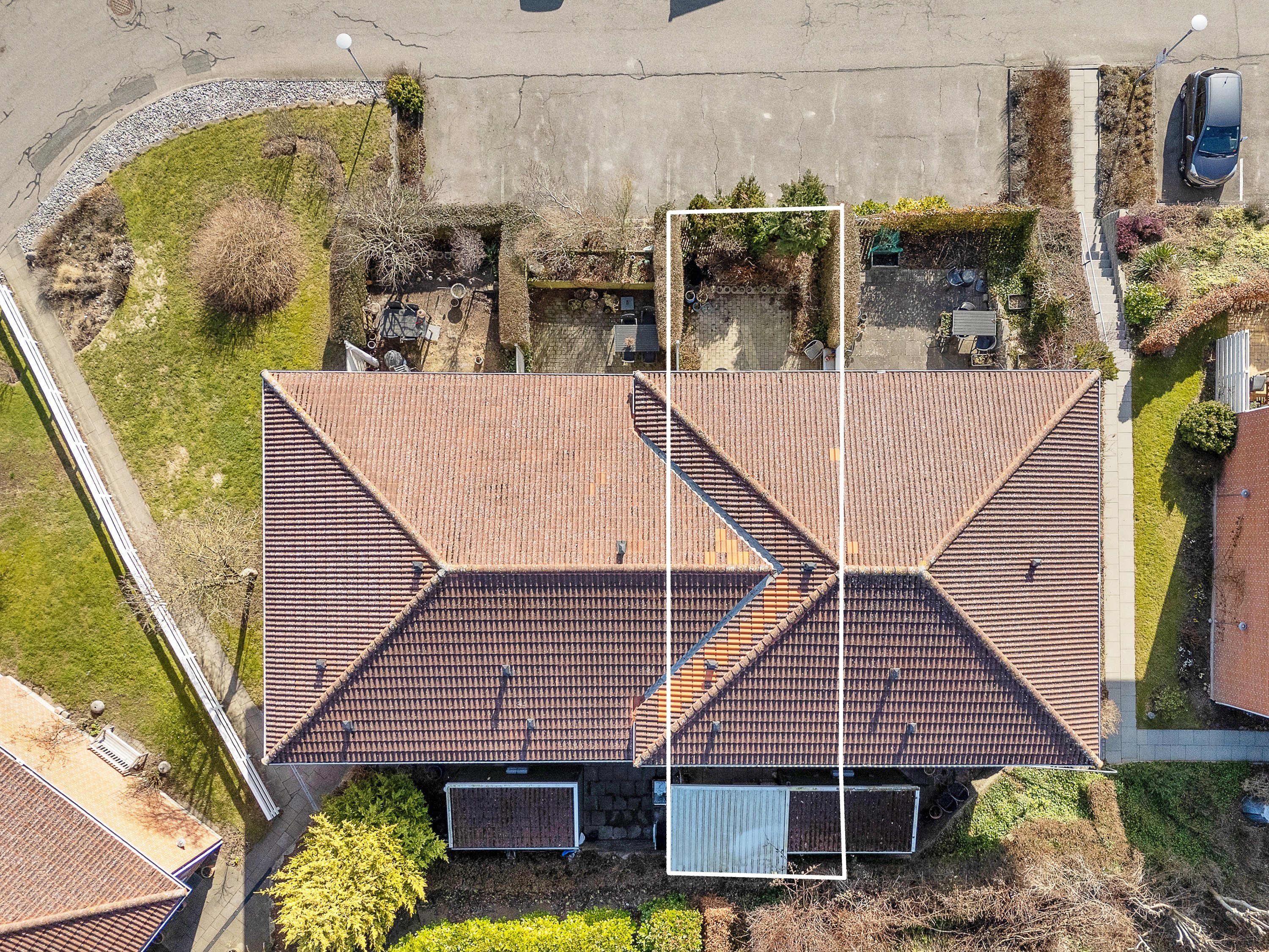 Fremhævet luftfoto billede i fuldskærmstilstand. Billede af Fruensbakke 33, Løgten, 8541 Skødstrup