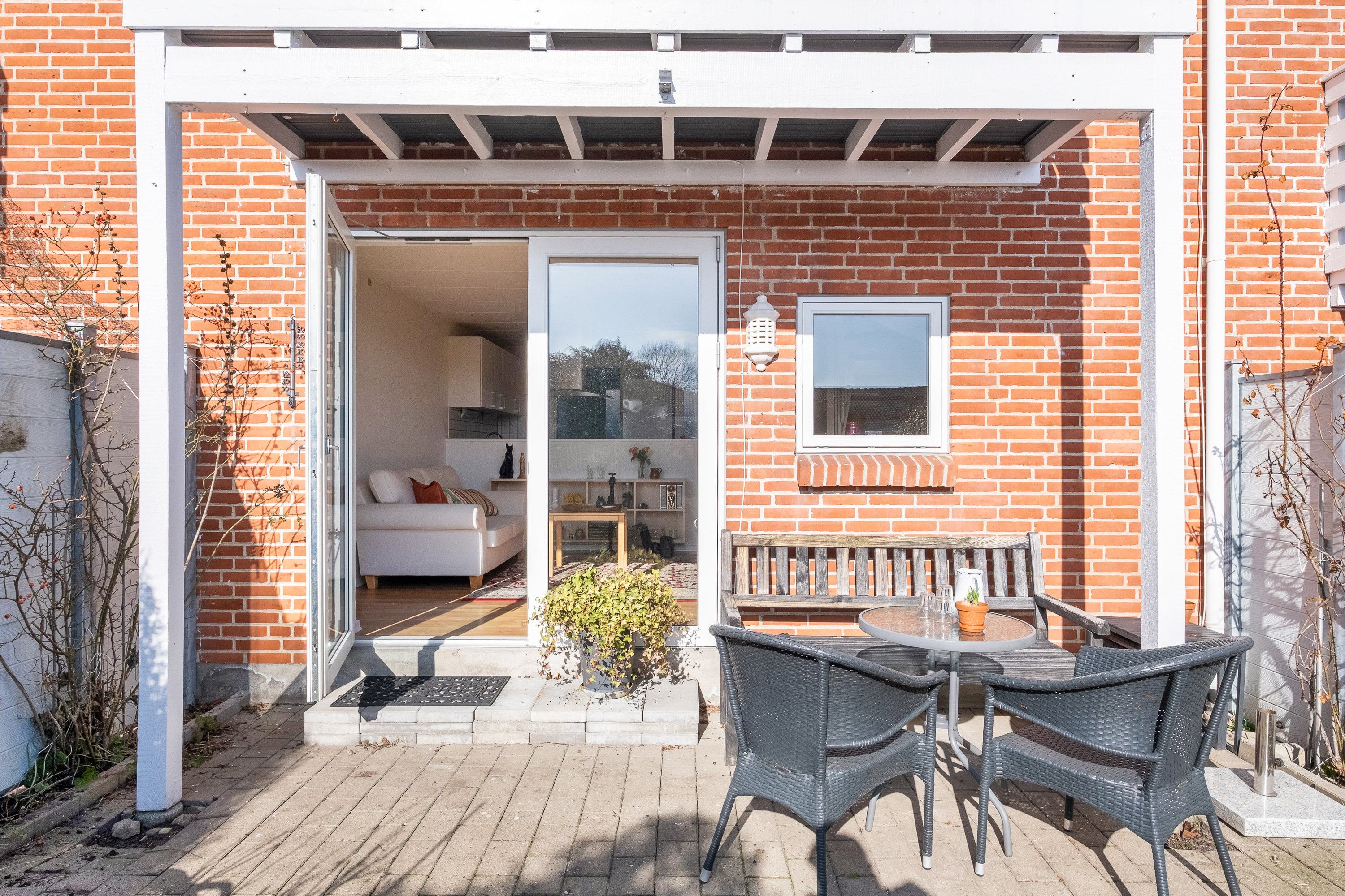 Fremhævet terrasse billede i fuldskærmstilstand. Billede af Fruensbakke 33, Løgten, 8541 Skødstrup