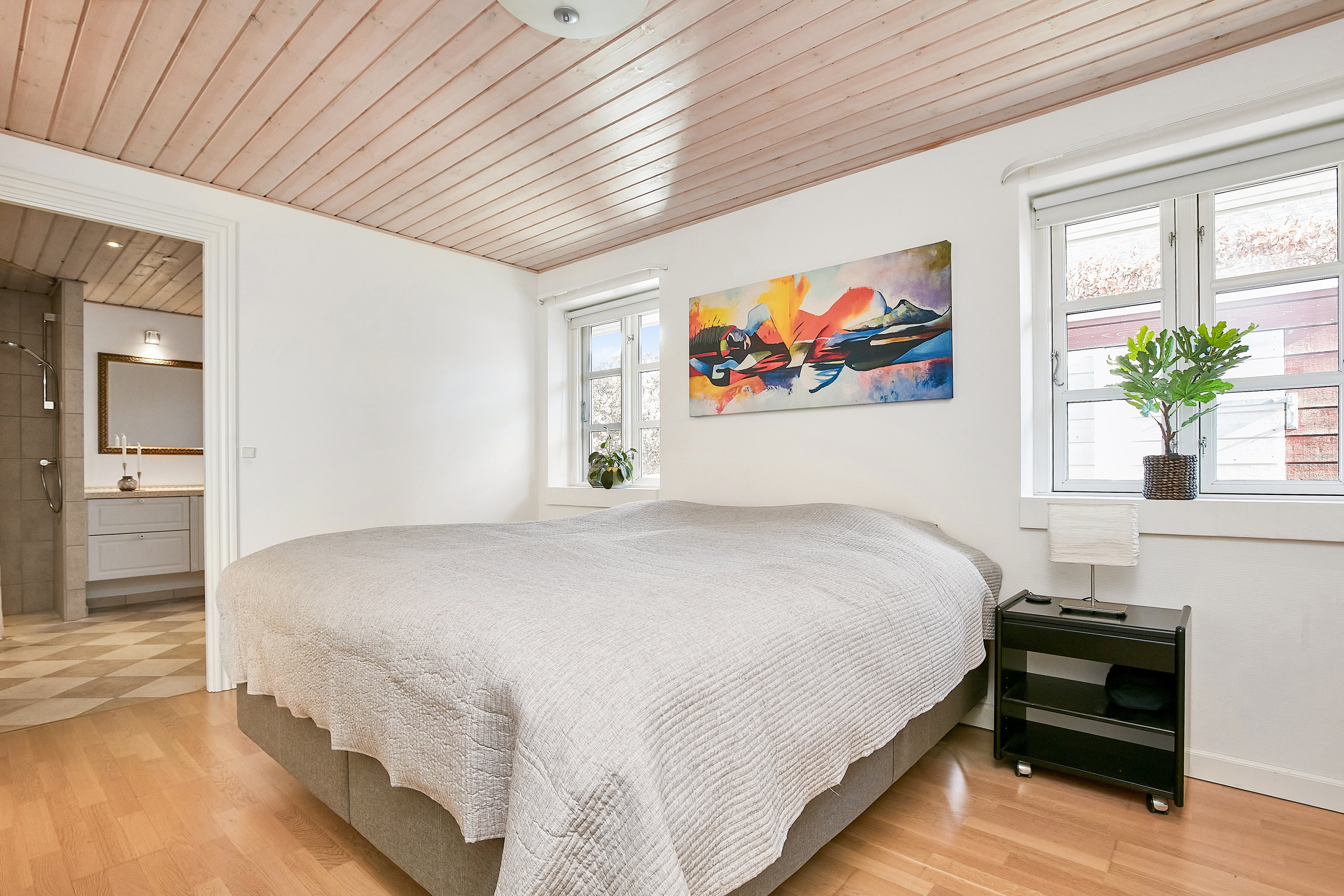 Fremhævet soveværelse billede i fuldskærmstilstand. Billede af Kastanjealle 47, Egebjerg, 8700 Horsens