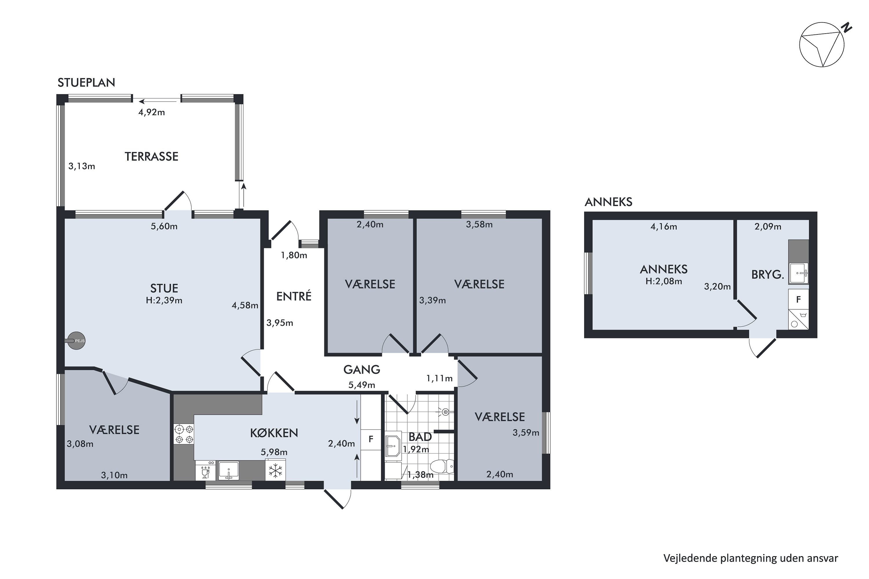 Plantegninger billede af Køgevej 249A, 2635 Ishøj