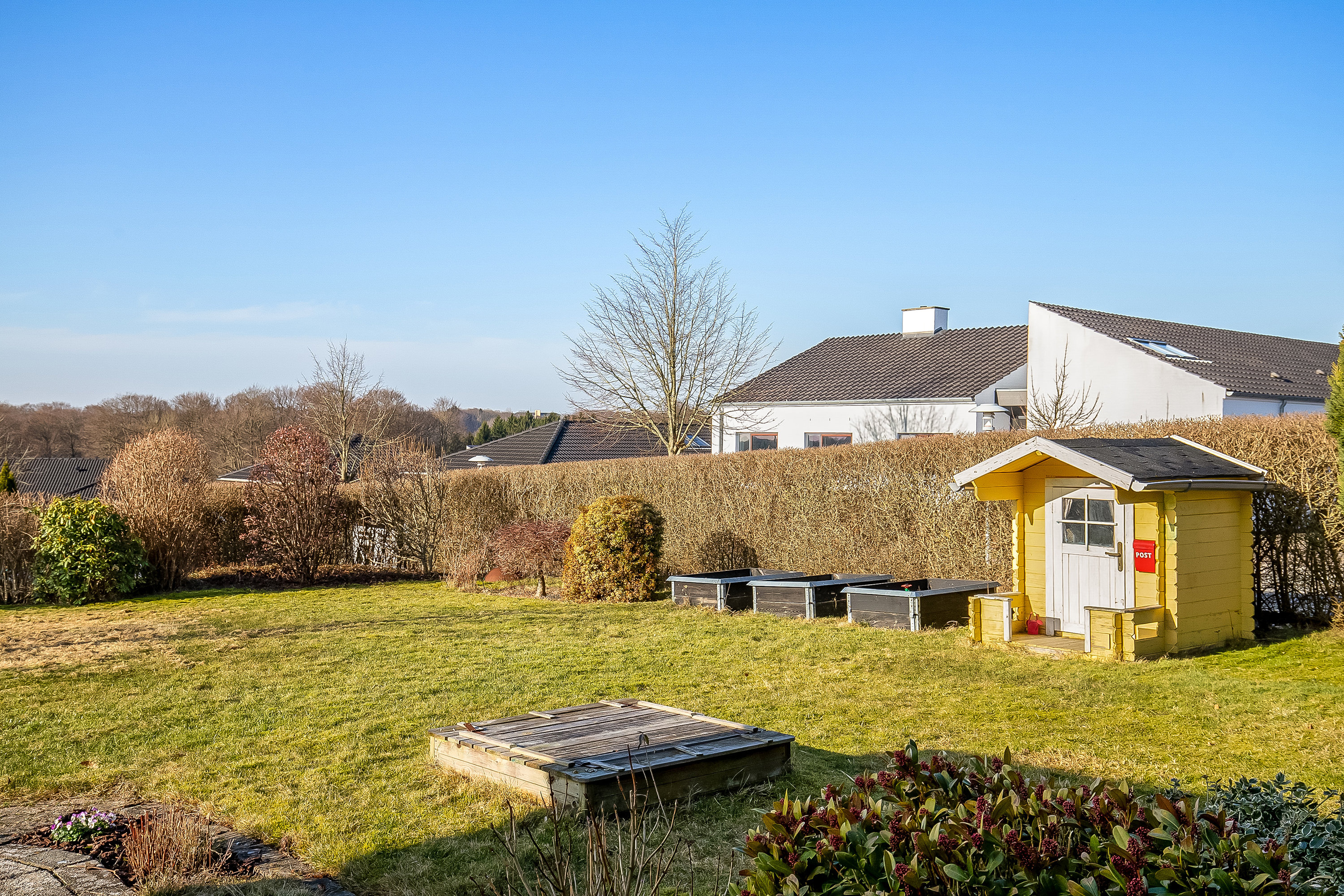 Fremhævet have billede i fuldskærmstilstand. Billede af Korntoften 60, 7100 Vejle