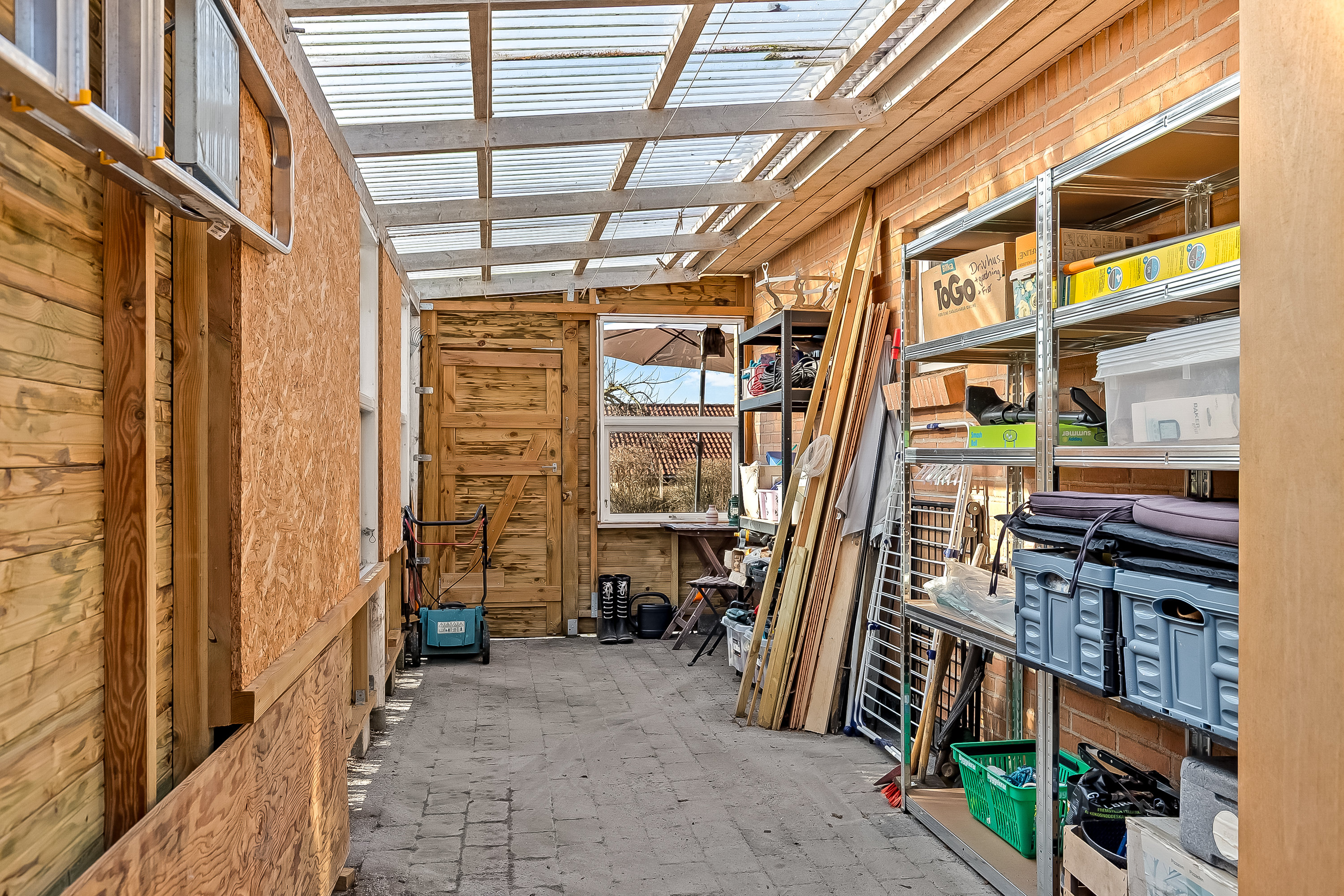 Fremhævet skur billede i fuldskærmstilstand. Billede af Korntoften 60, 7100 Vejle