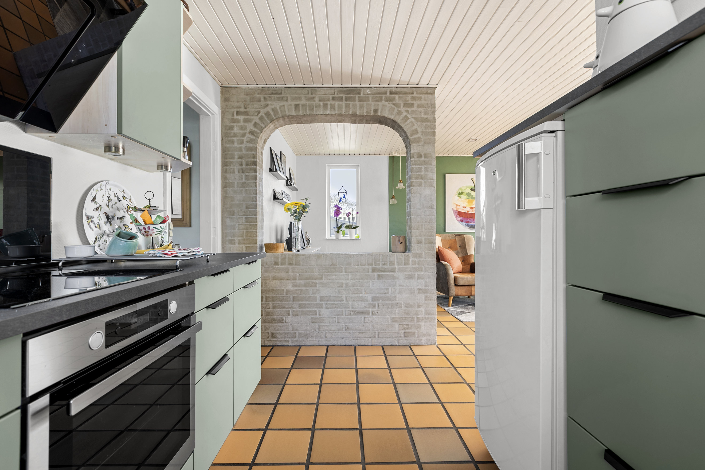 Fremhævet køkken billede i fuldskærmstilstand. Billede af Lerklinten 16, 4220 Korsør