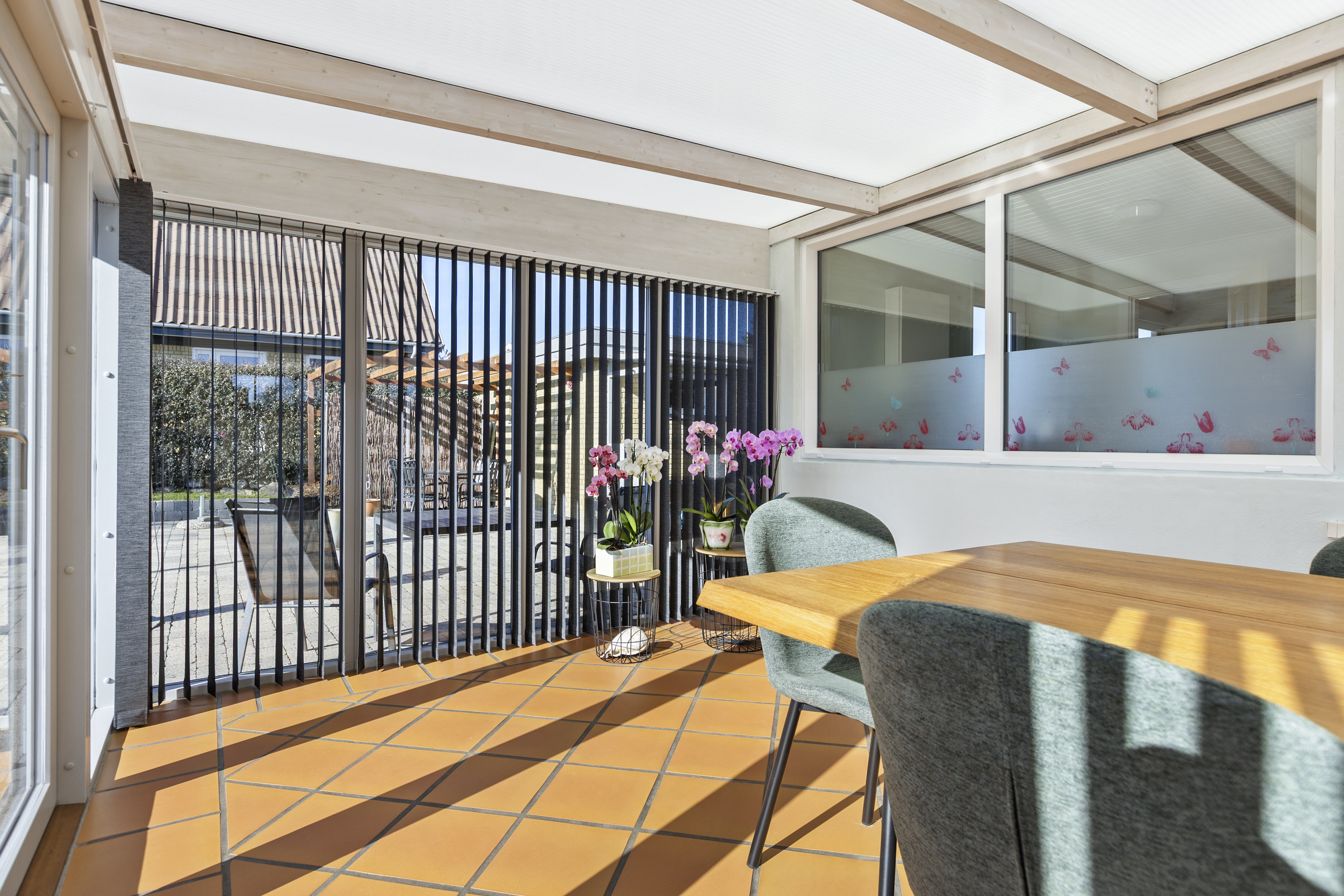 Fremhævet udestue billede i fuldskærmstilstand. Billede af Lerklinten 16, 4220 Korsør