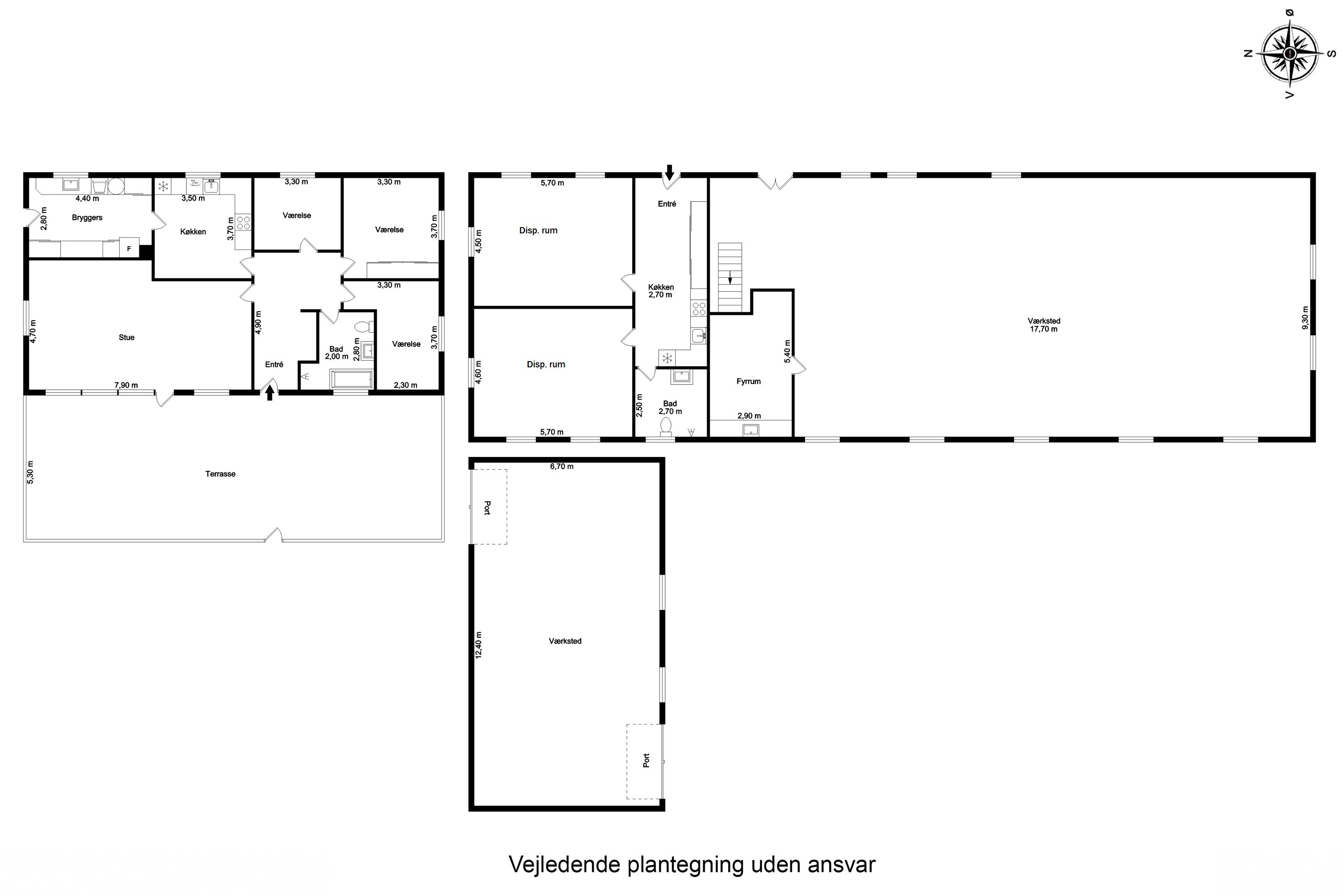 Plantegninger billede af Højensvej 200, Egense, 5700 Svendborg