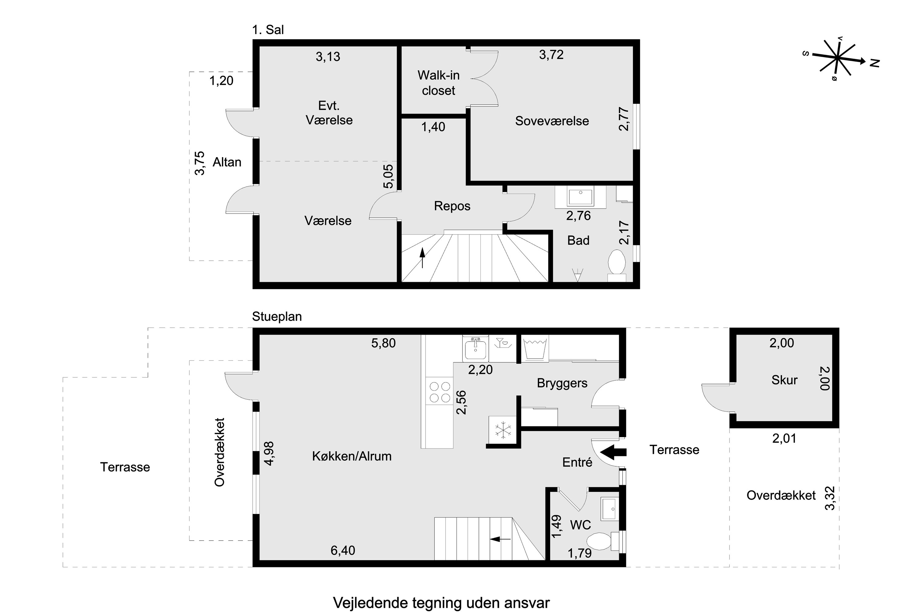 Plantegninger billede af Fruensbakke 33, Løgten, 8541 Skødstrup