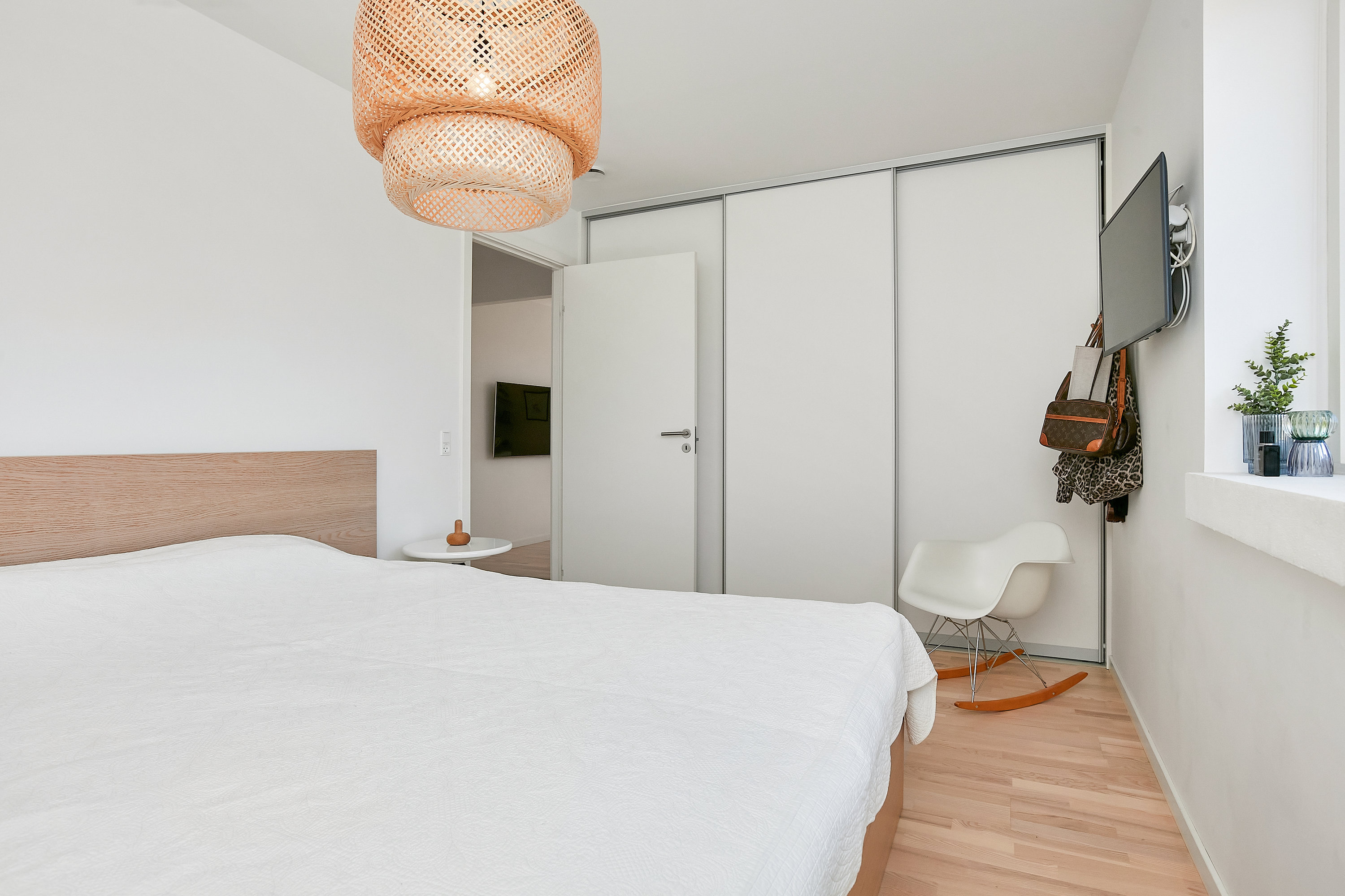 Fremhævet soveværelse billede i fuldskærmstilstand. Billede af Rødtjørnen 5, Torsted, 8700 Horsens