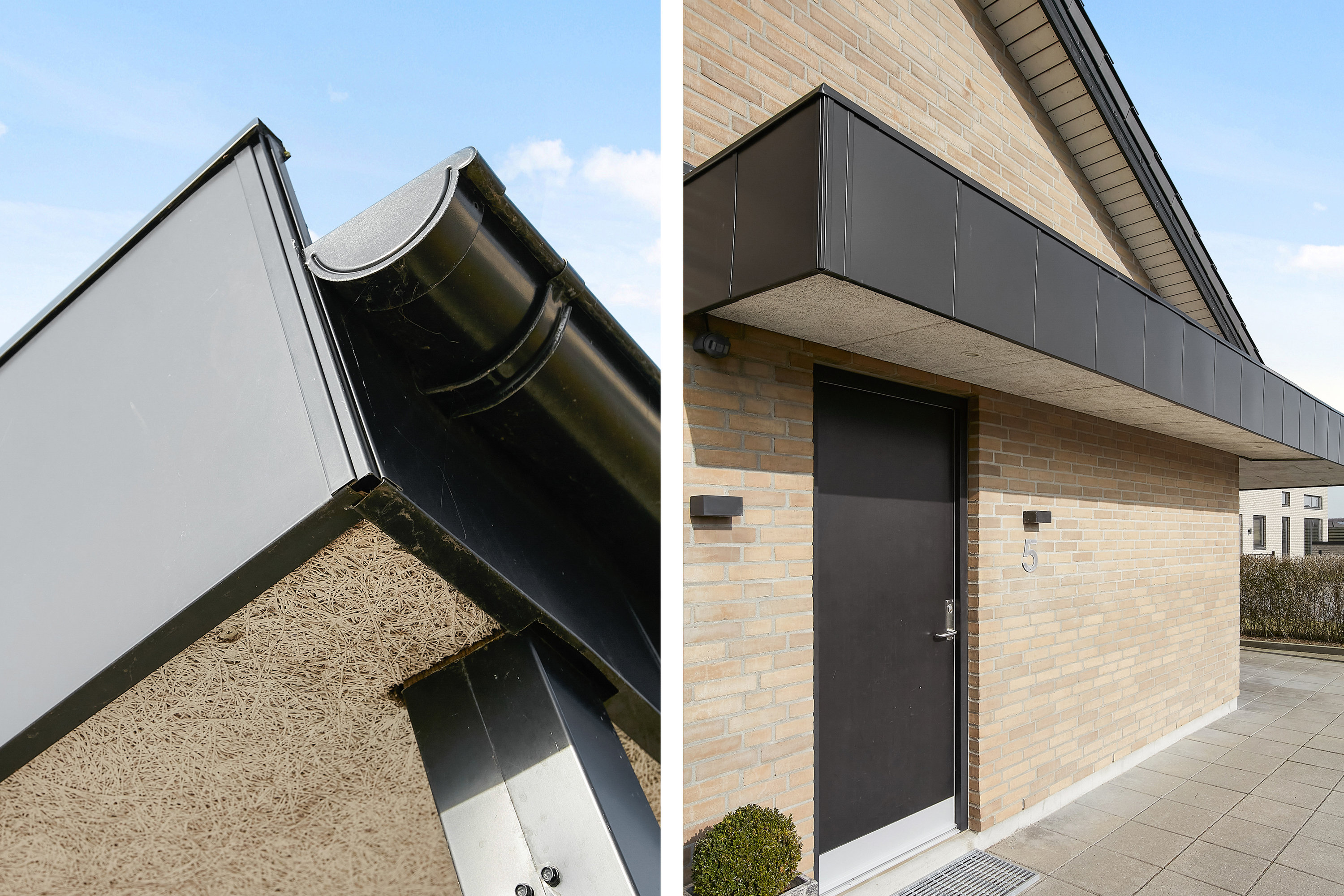 Fremhævet detaljer - facade billede i fuldskærmstilstand. Billede af Rødtjørnen 5, Torsted, 8700 Horsens