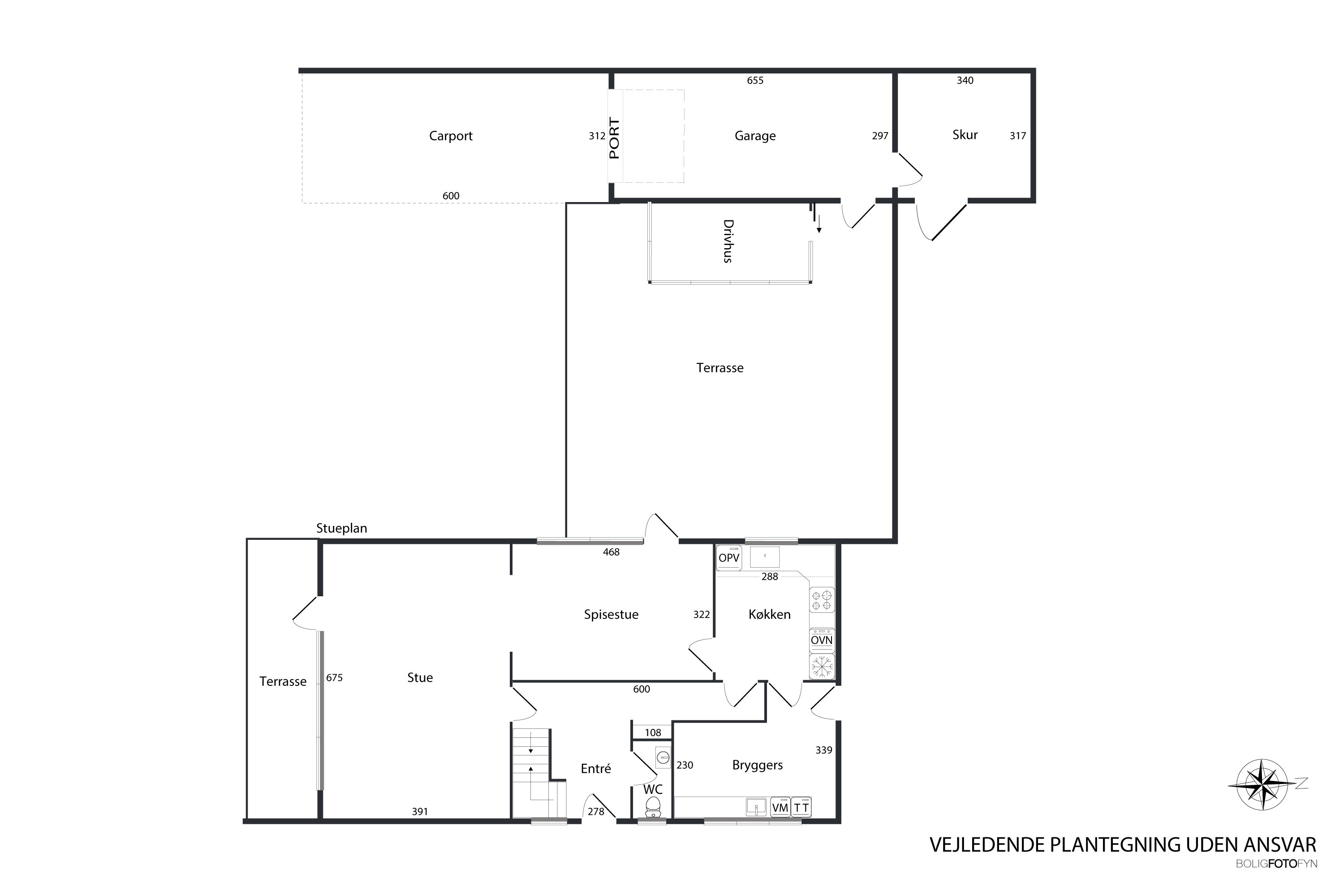 Plantegninger billede af Elmevej 32, 5300 Kerteminde