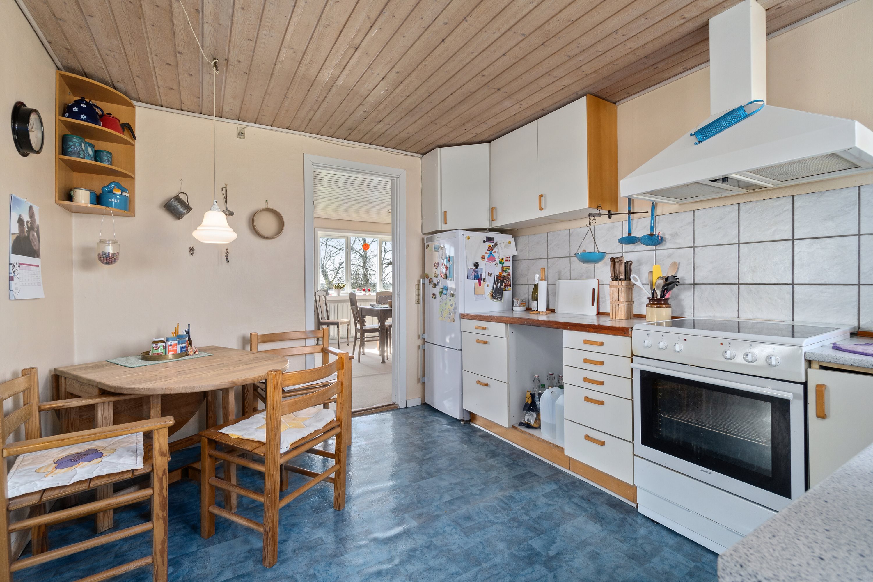 Fremhævet køkken billede i fuldskærmstilstand. Billede af Hviddingvej 36, Hvidding, 8830 Tjele