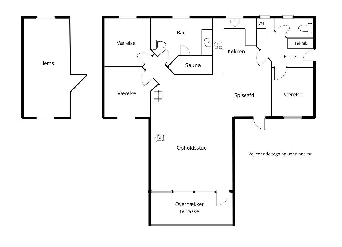 Plantegninger billede af Gyvelvej 39, Stauning, 6900 Skjern