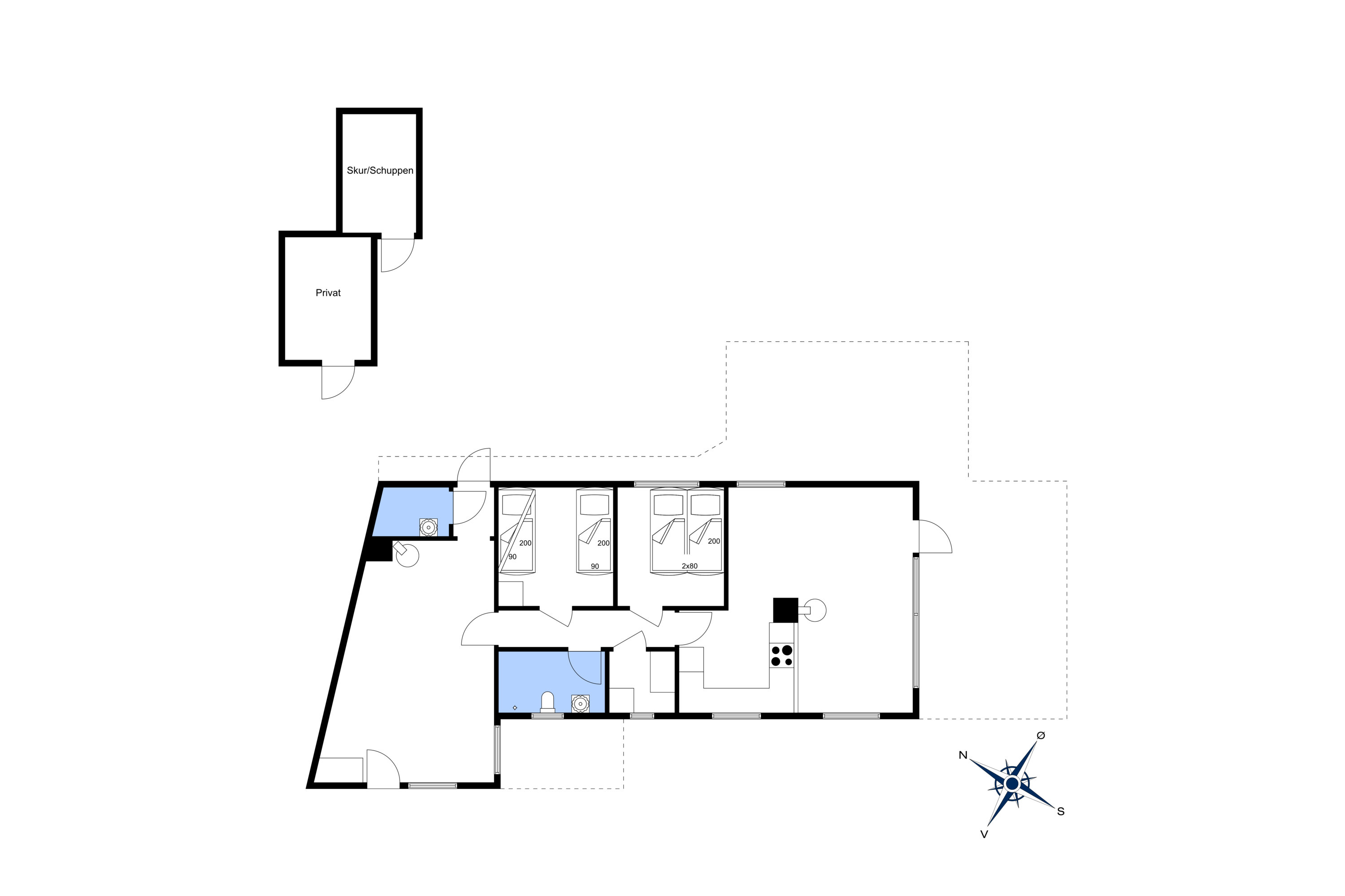 Plantegninger billede af Bjerregårdsvej 12, Bjerregaard, 6960 Hvide Sande