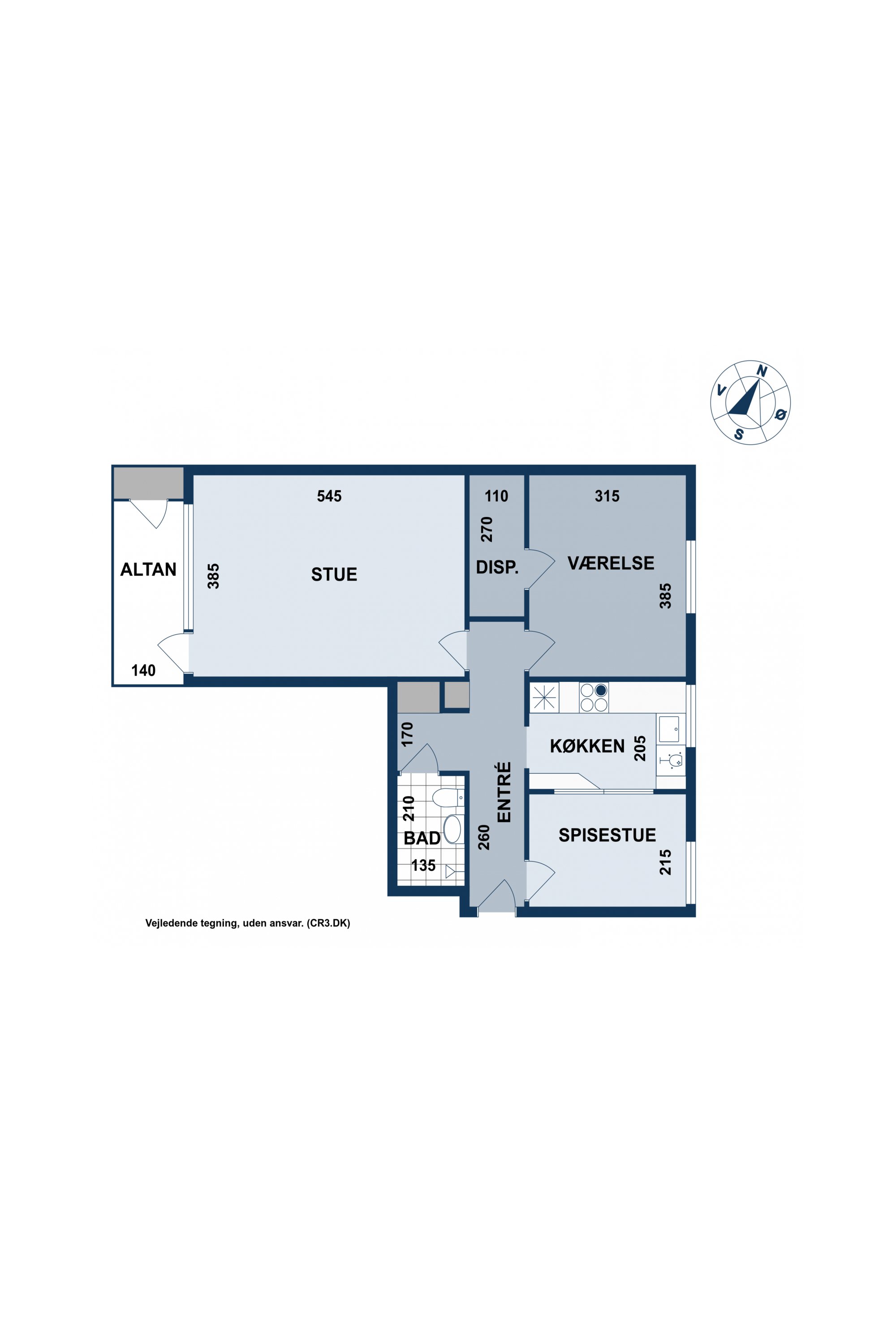 Plantegninger billede af Lyshøjgårdsvej 103, st.. 4., 2500 Valby