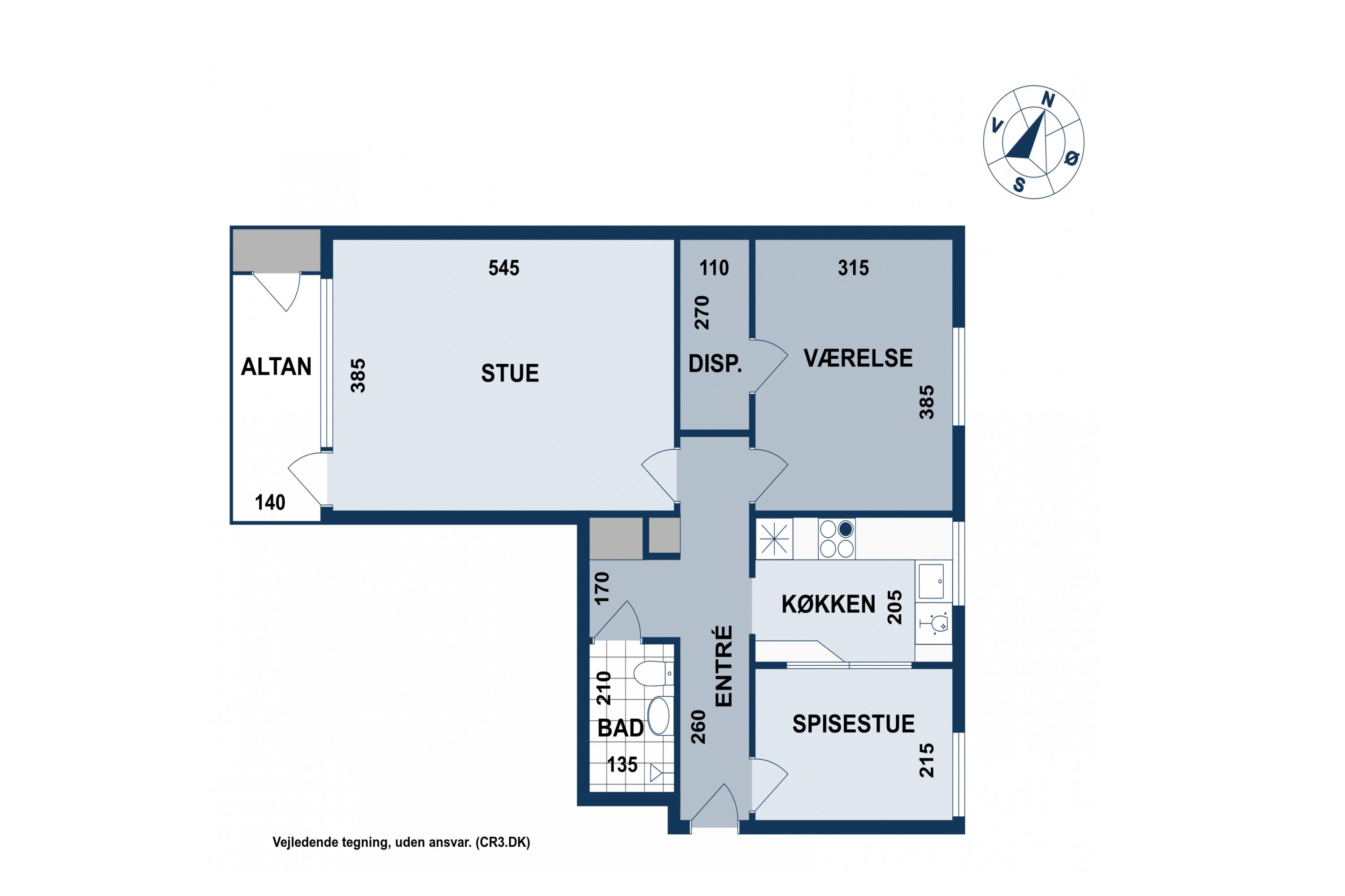 Plantegninger billede af Lyshøjgårdsvej 103, st.. 4., 2500 Valby