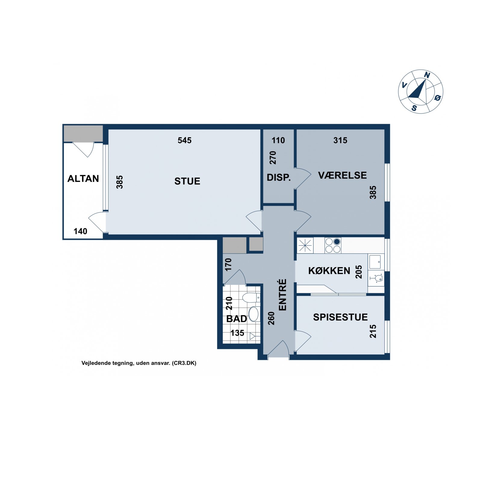 Plantegninger billede af Lyshøjgårdsvej 103, st.. 4., 2500 Valby