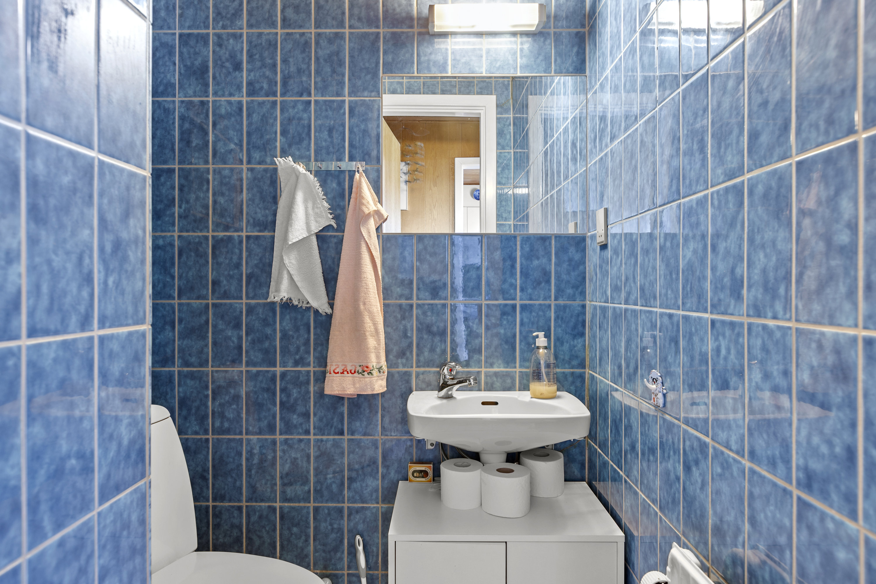 Fremhævet badeværelse billede i fuldskærmstilstand. Billede af Hesselbjergvej 14, 4400 Kalundborg