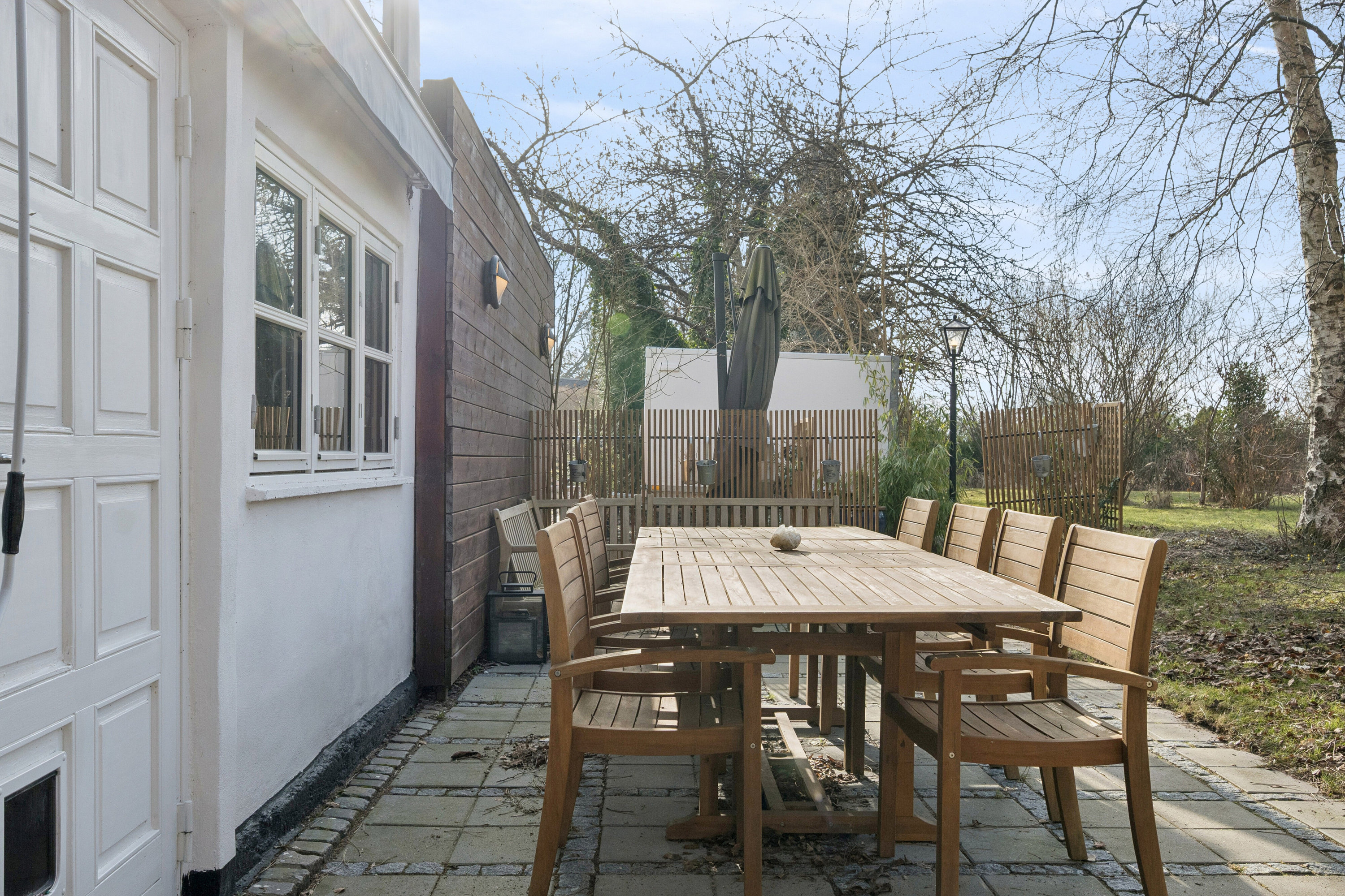 Fremhævet terrasse billede i fuldskærmstilstand. Billede af Høje Lønholt 12A, Lønholt, 3480 Fredensborg