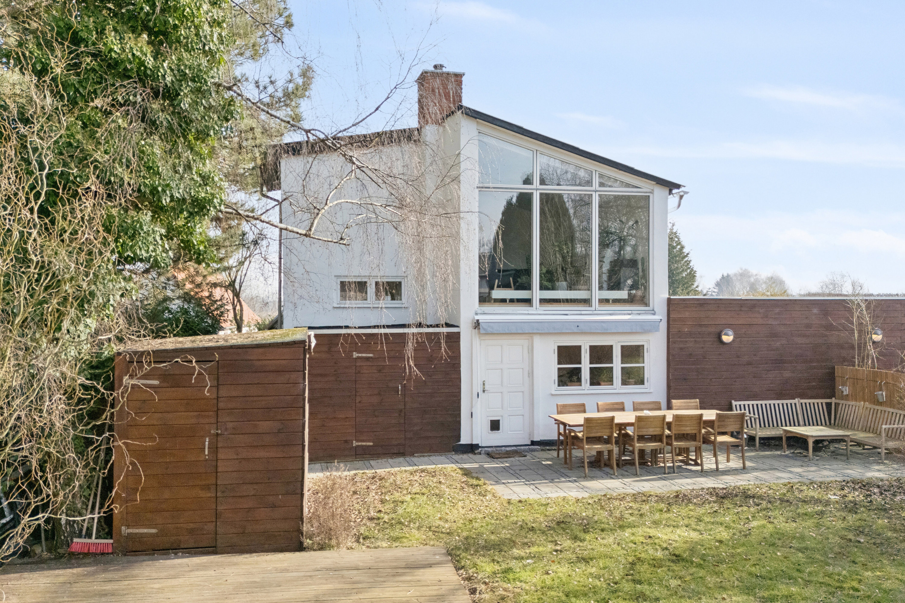 Fremhævet udendørs billede i fuldskærmstilstand. Billede af Høje Lønholt 12A, Lønholt, 3480 Fredensborg