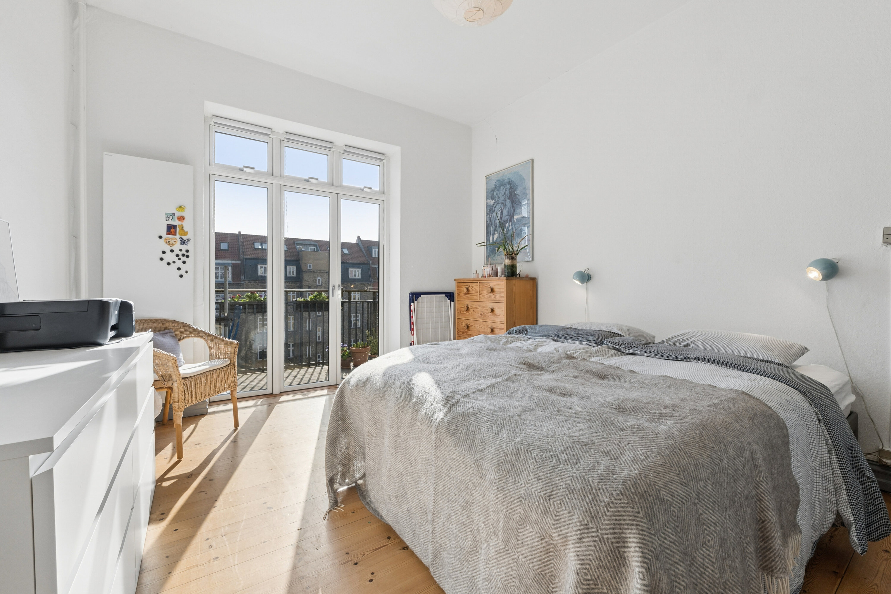 Fremhævet soveværelse billede i fuldskærmstilstand. Billede af Bogensegade 1, 3. th., 8000 Aarhus C