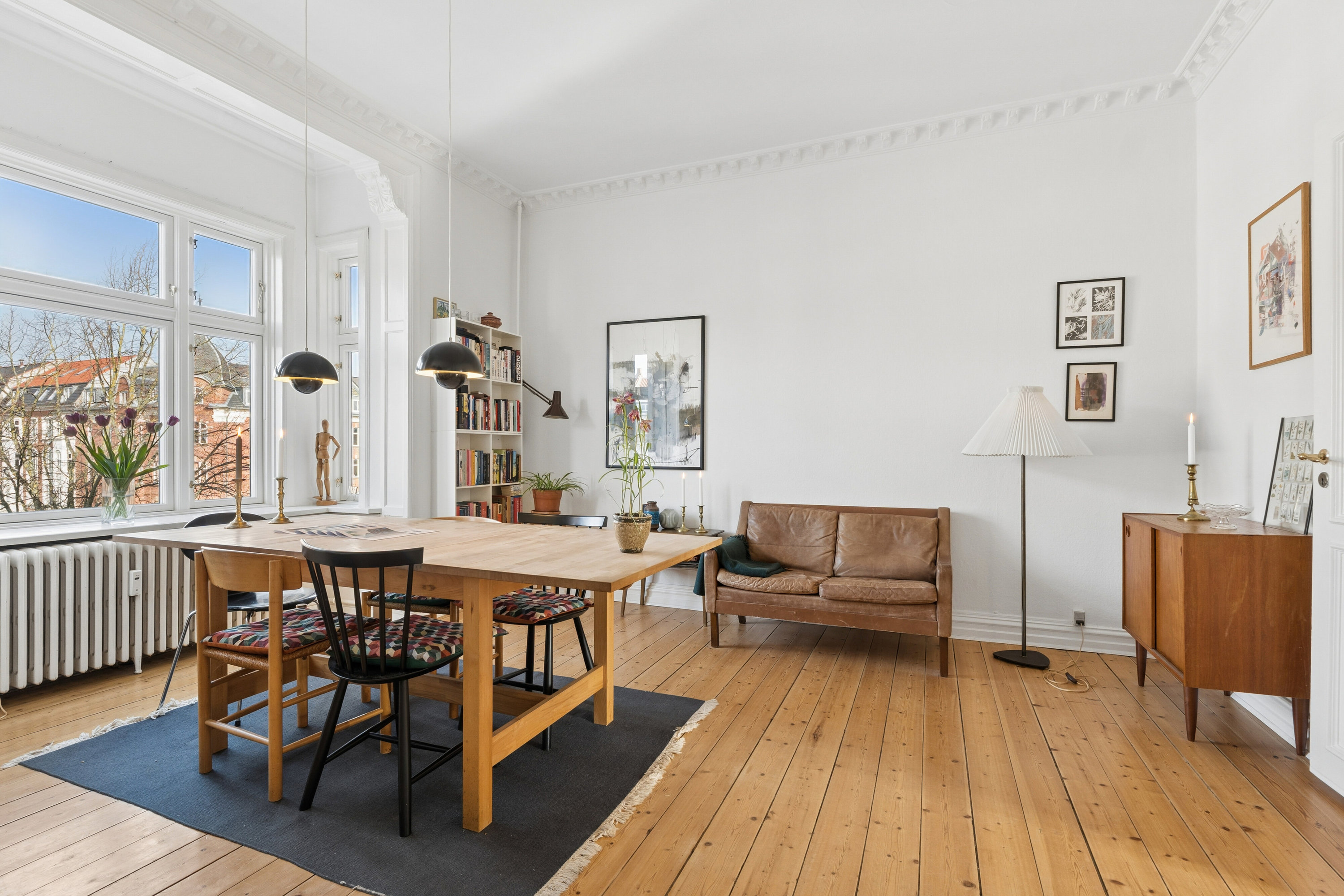 Fremhævet spisestue billede i fuldskærmstilstand. Billede af Bogensegade 1, 3. th., 8000 Aarhus C