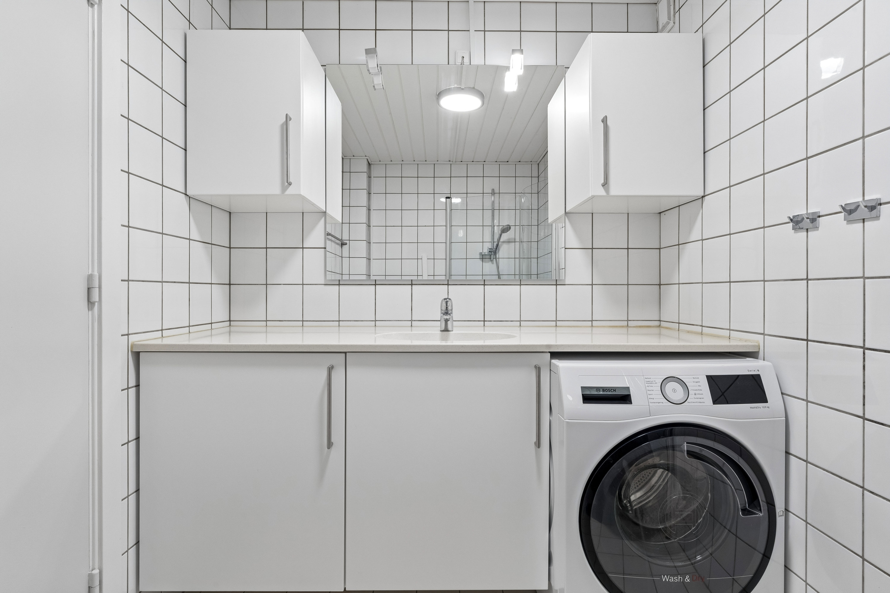 Fremhævet badeværelse billede i fuldskærmstilstand. Billede af Skovparken 2A, st.., 9000 Aalborg