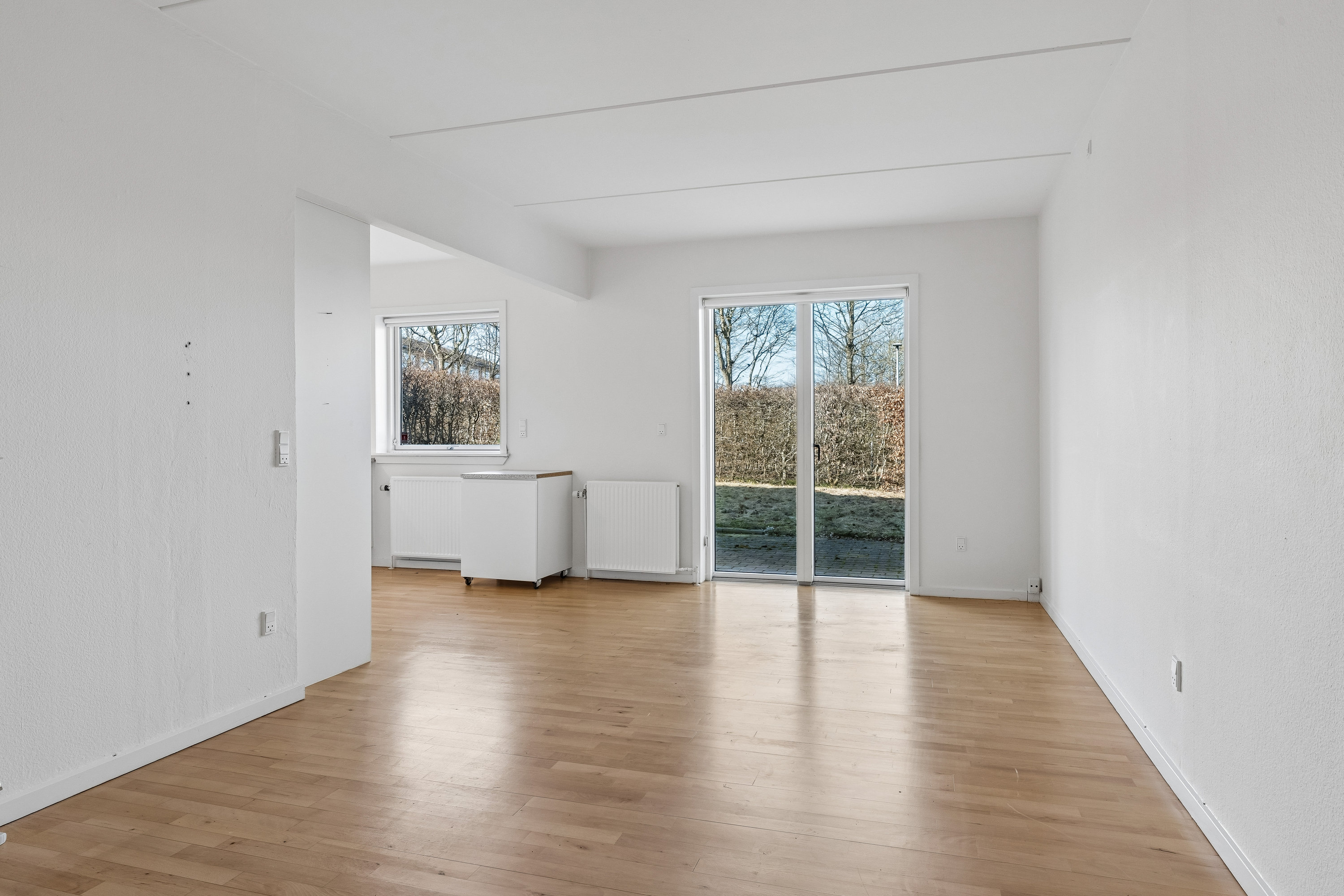 Fremhævet stue billede i fuldskærmstilstand. Billede af Skovparken 2A, st.., 9000 Aalborg