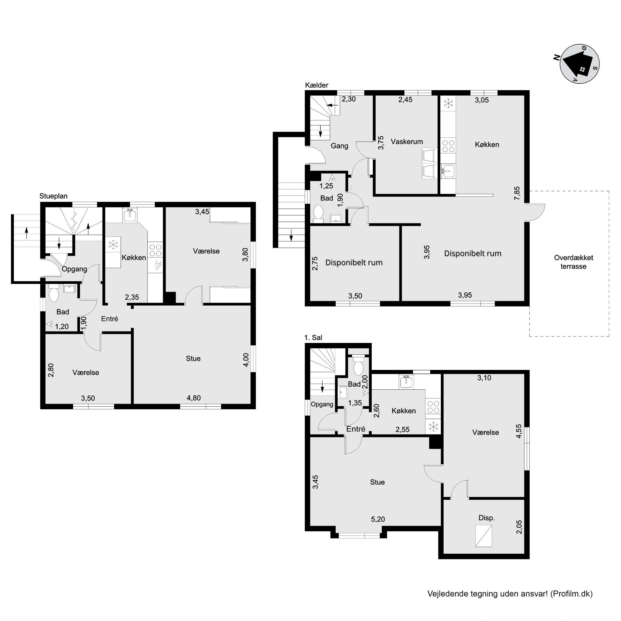 Plantegninger billede af Rylevej 5, 3390 Hundested