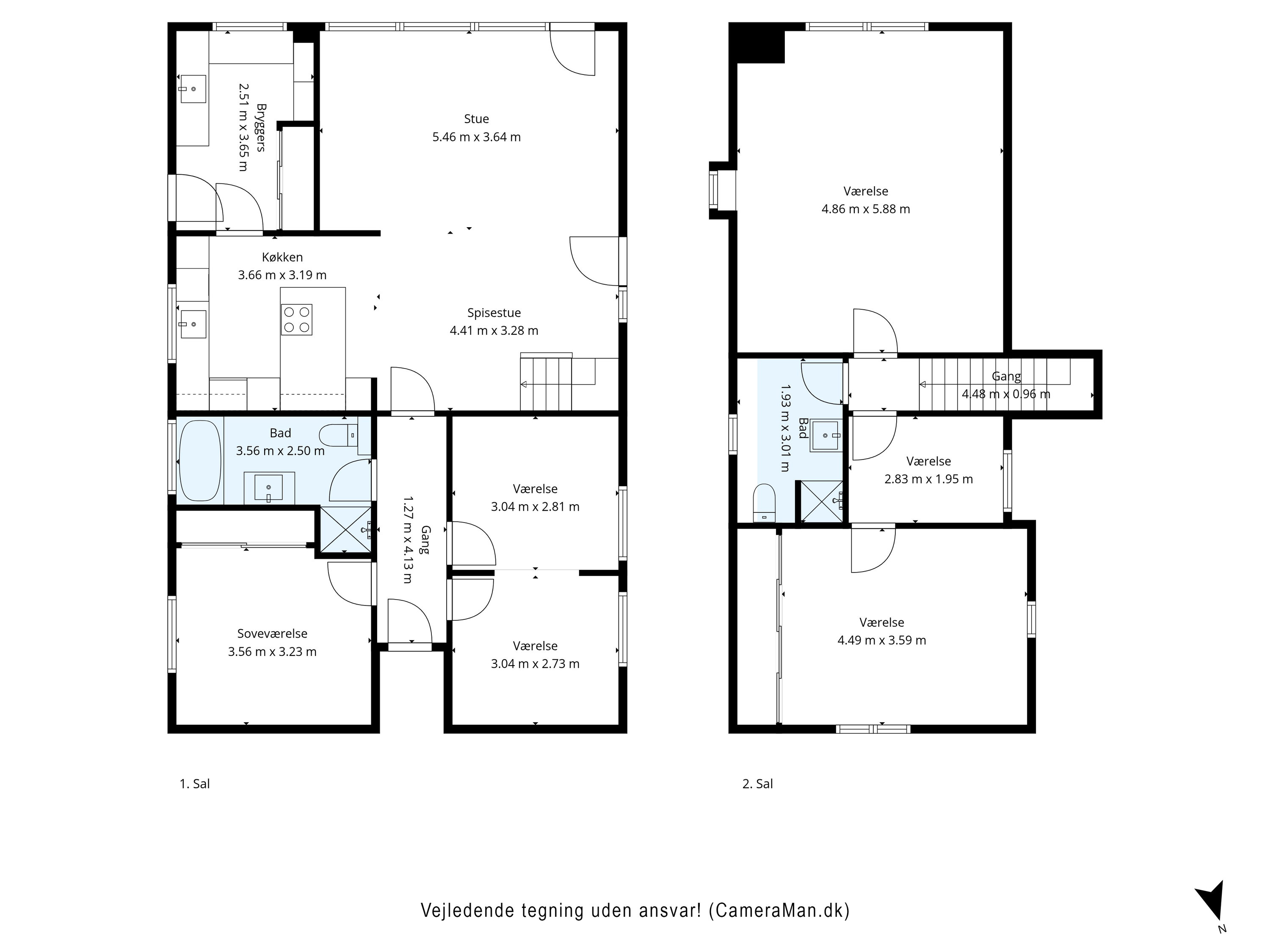 Plantegninger billede af Bjerregårdsvej 12, Erritsø, 7000 Fredericia