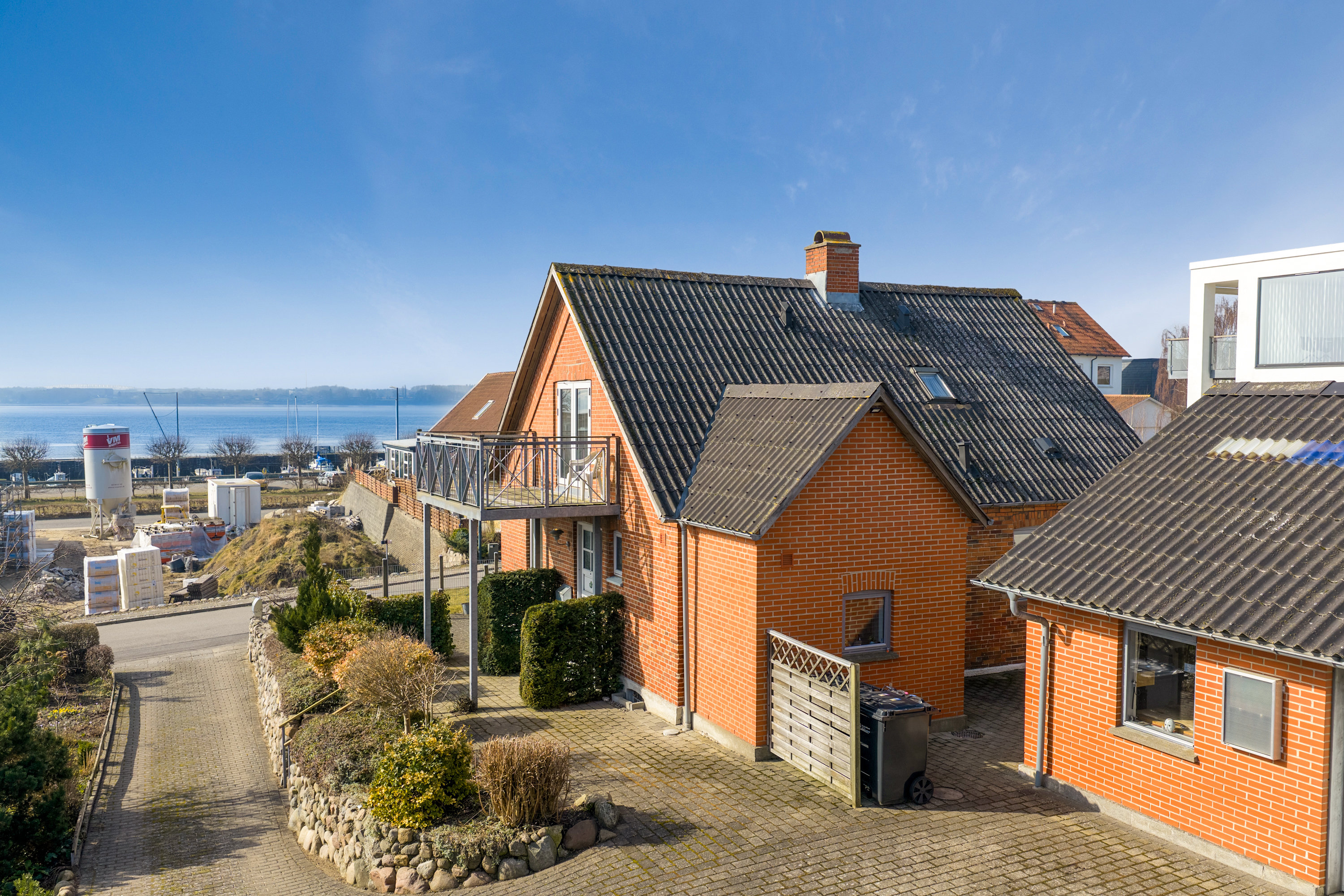 Villa: Luftfoto på Sønder Alle 4, Strib, 5500 Middelfart