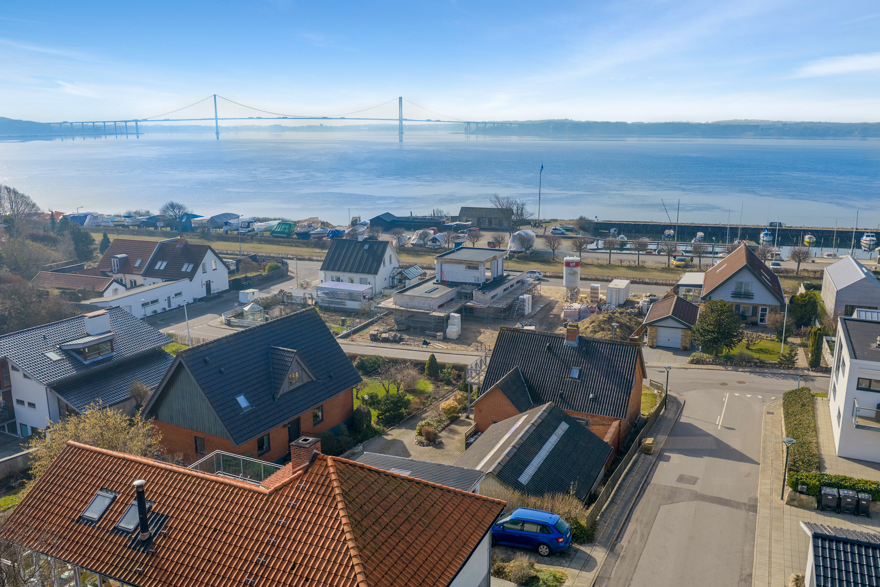 Miniaturebillede 2: luftfoto. Billede af Sønder Alle 4, Strib, 5500 Middelfart