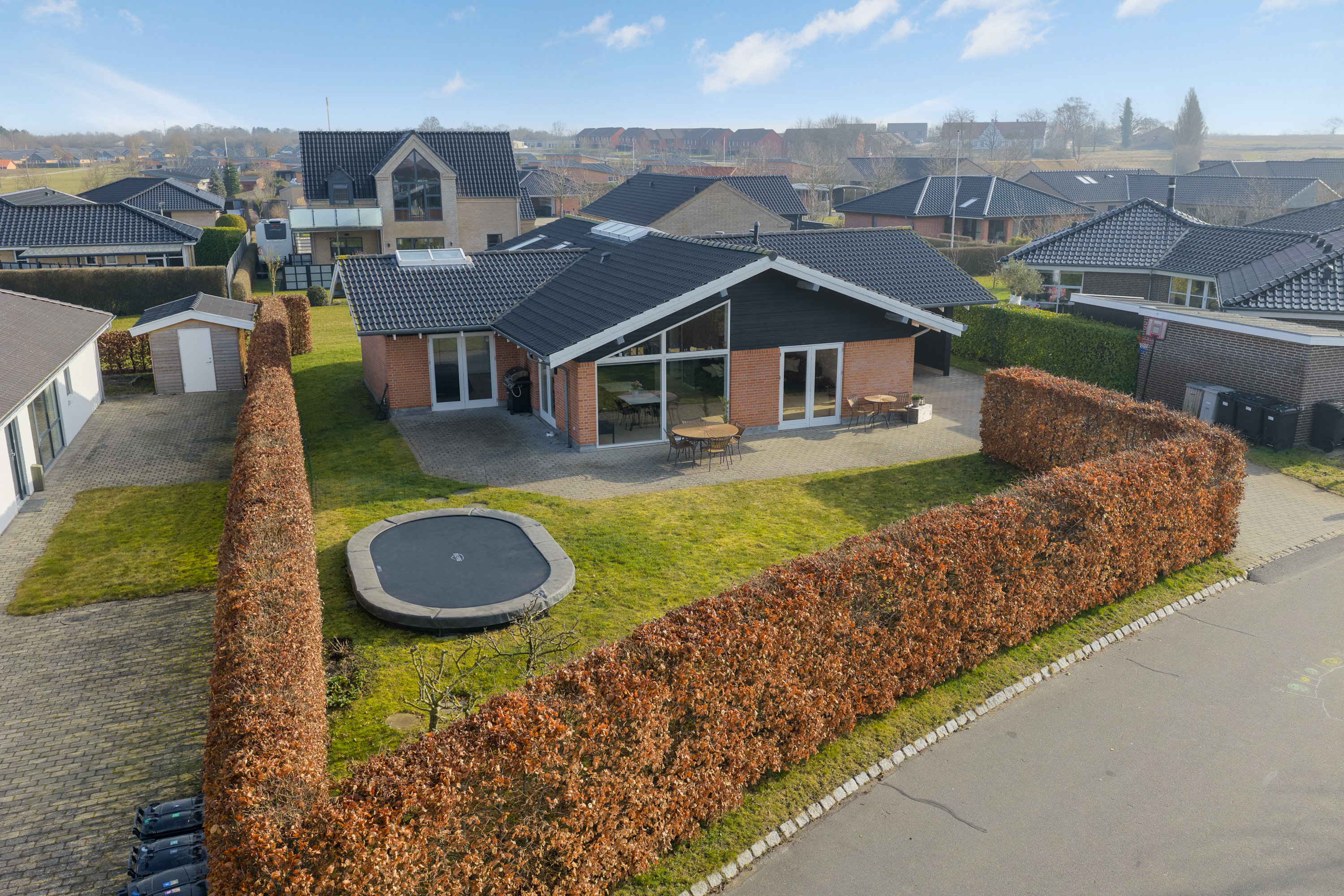 Villa: Facade på Rømøvænget 135, 5500 Middelfart