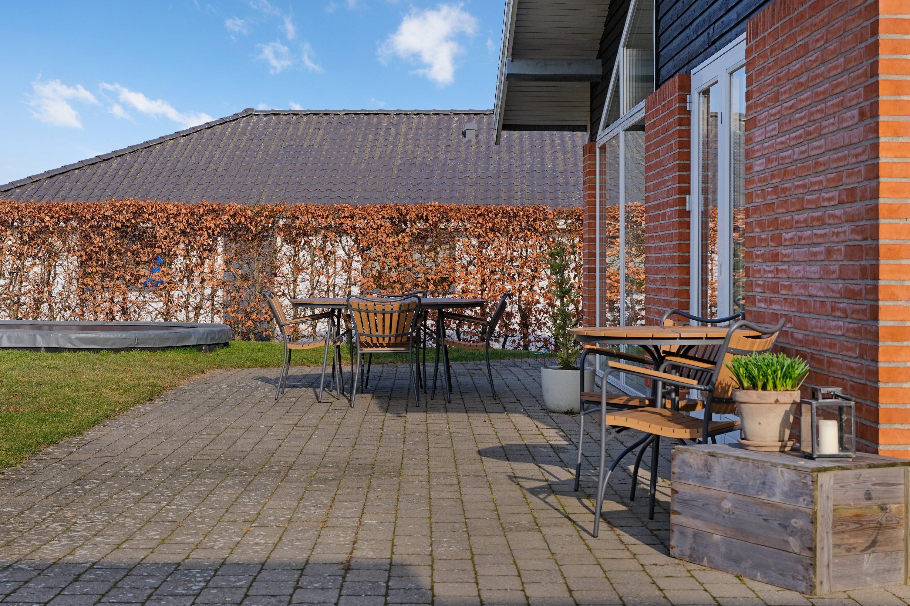 Fremhævet terrasse billede i fuldskærmstilstand. Billede af Rømøvænget 135, 5500 Middelfart