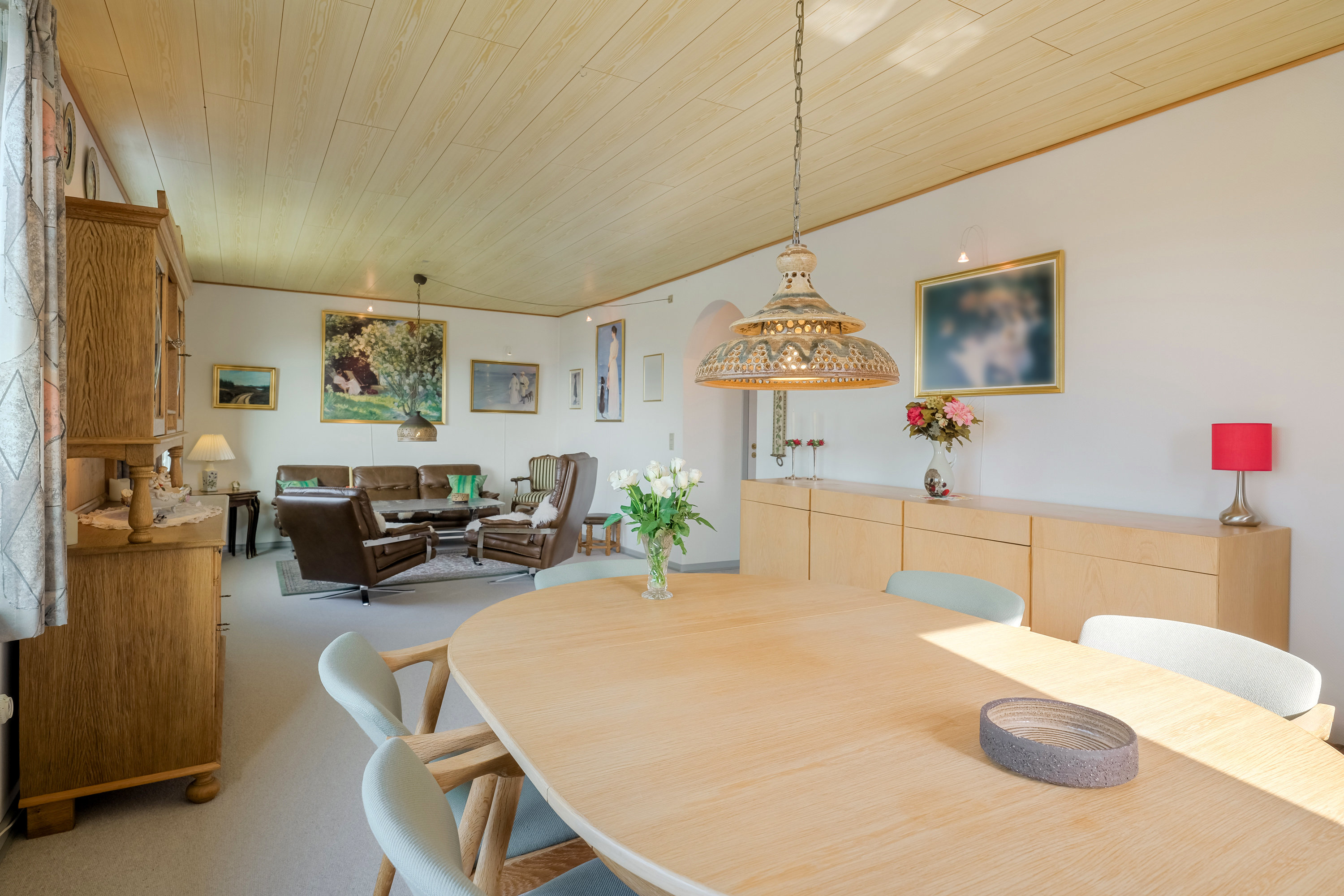 Fremhævet stue billede i fuldskærmstilstand. Billede af Sønder Alle 4, Strib, 5500 Middelfart