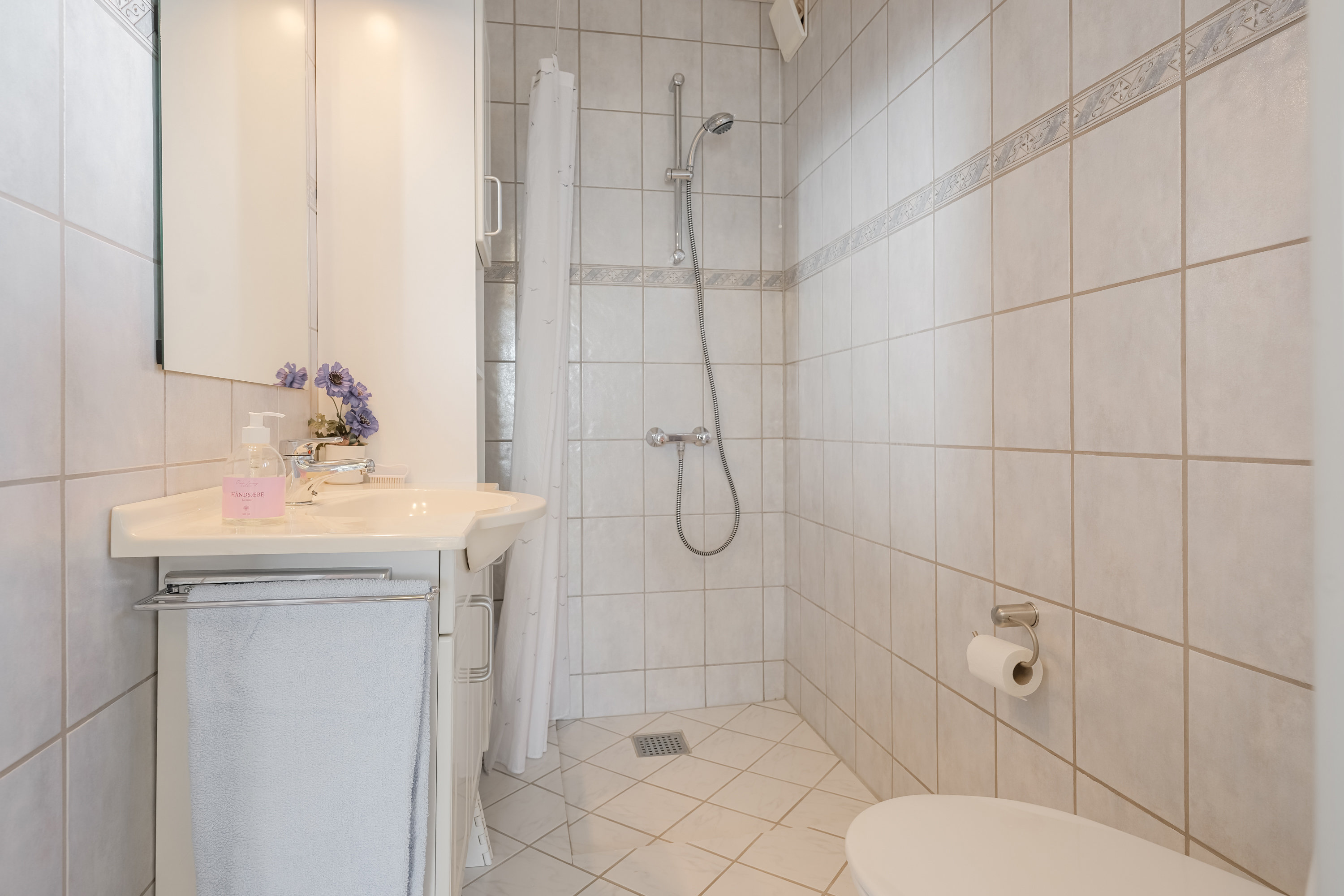 Fremhævet badeværelse billede i fuldskærmstilstand. Billede af Sønder Alle 4, Strib, 5500 Middelfart