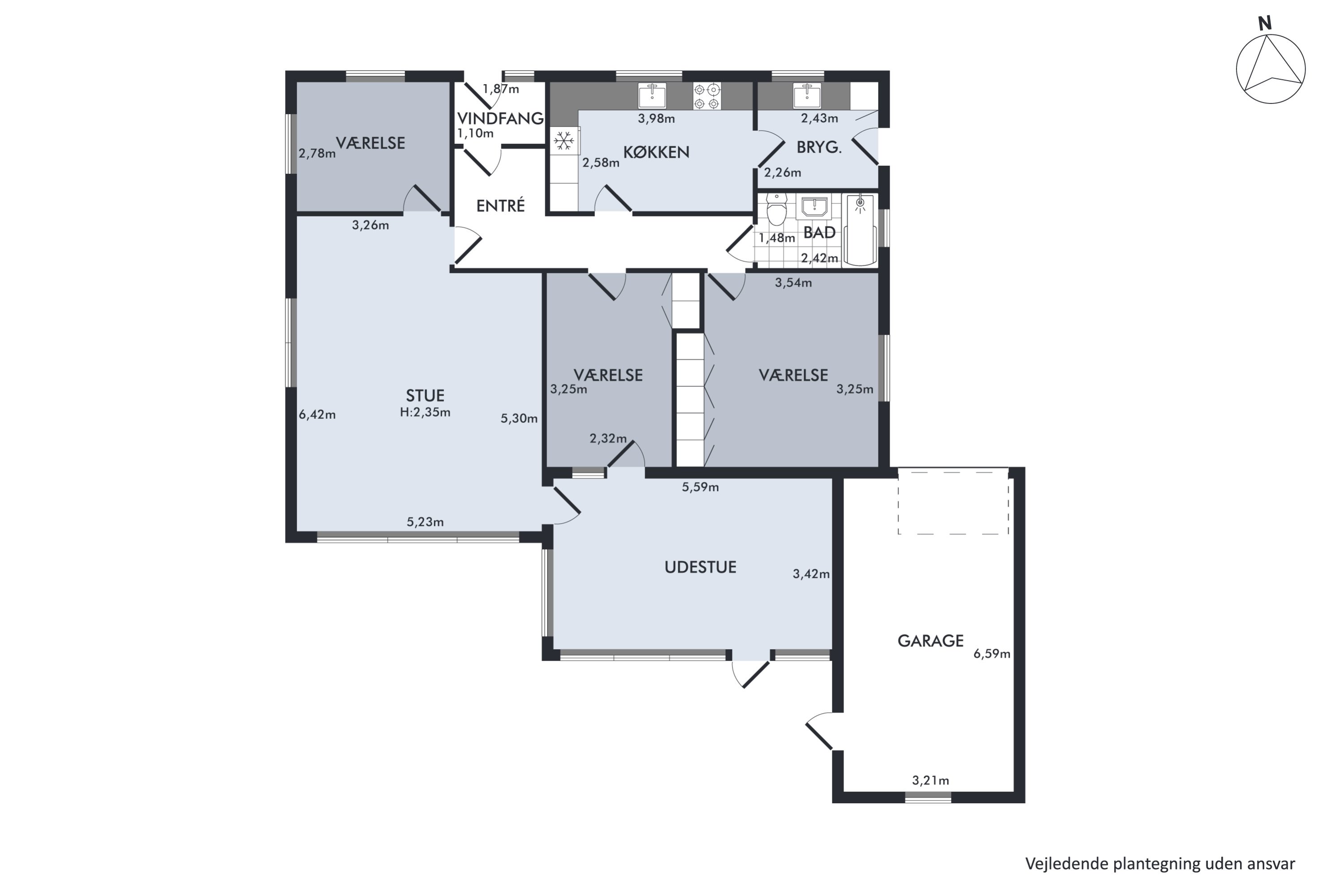 Plantegninger billede af Toftevænget 1F, 8723 Løsning
