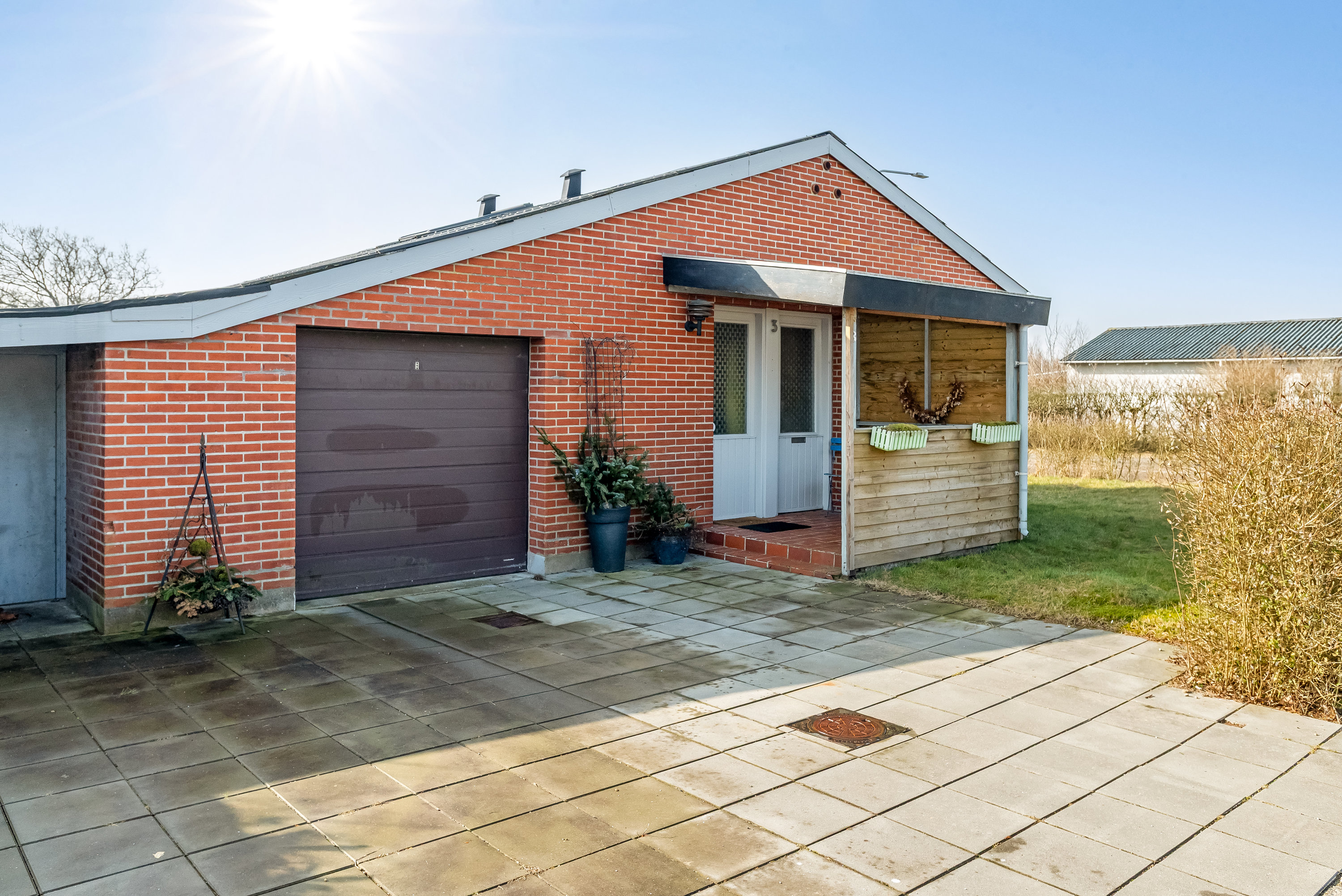 Villa: Facade på Store Kjærgaardsvej 3, 6940 Lem St