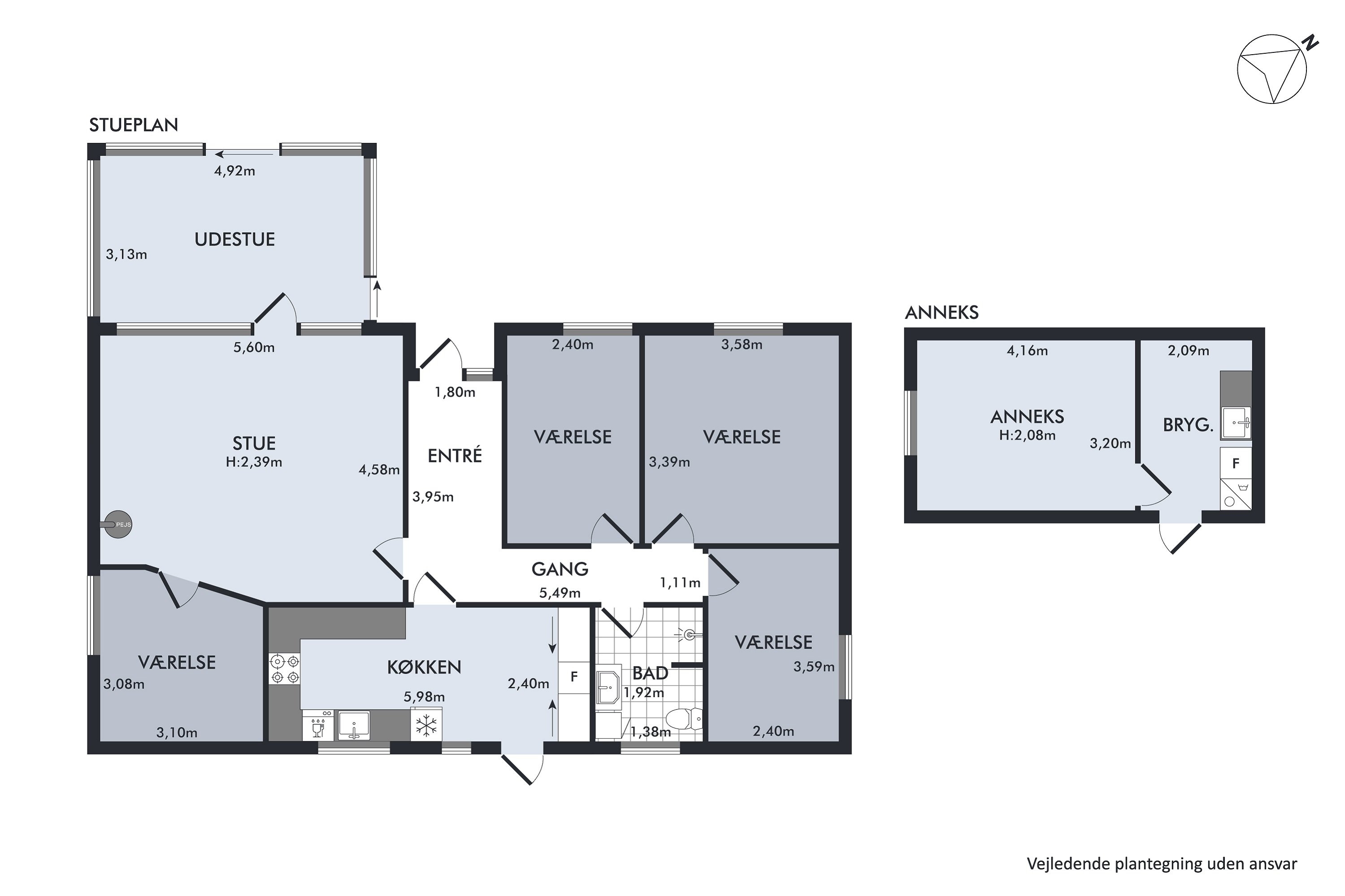 Plantegninger billede af Køgevej 249A, 2635 Ishøj