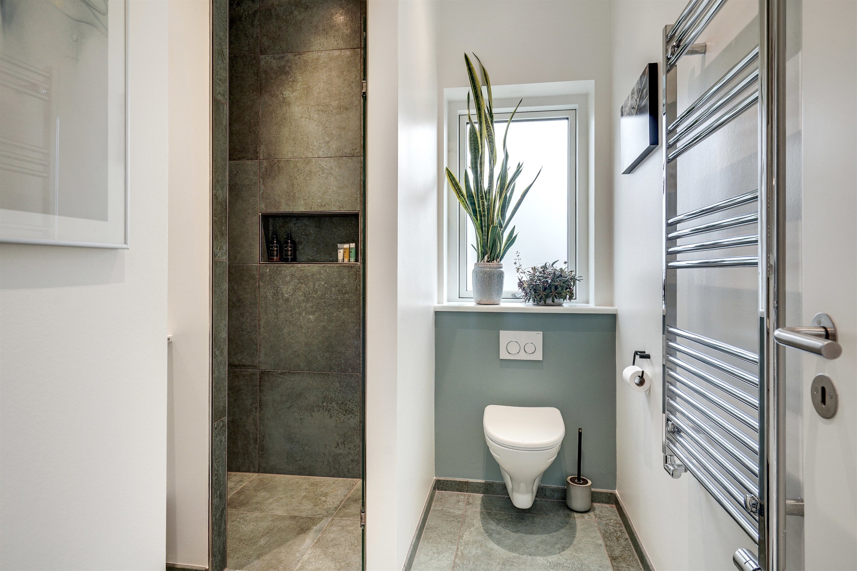 Fremhævet badeværelse billede i fuldskærmstilstand. Billede af Søholm Parkvej 45, Glamsbjerg, 5620 Glamsbjerg