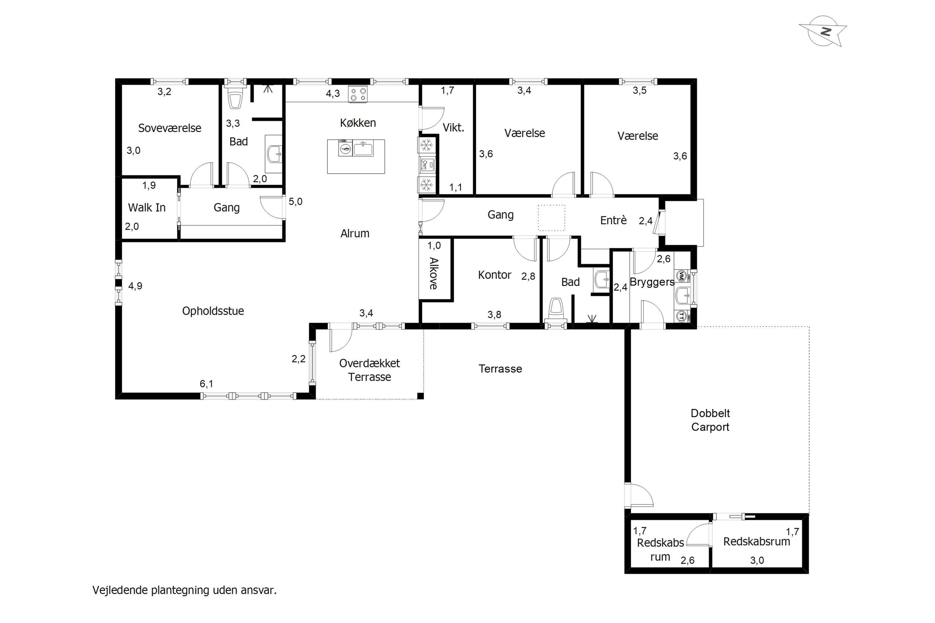 Plantegninger billede af Søholm Parkvej 45, Glamsbjerg, 5620 Glamsbjerg