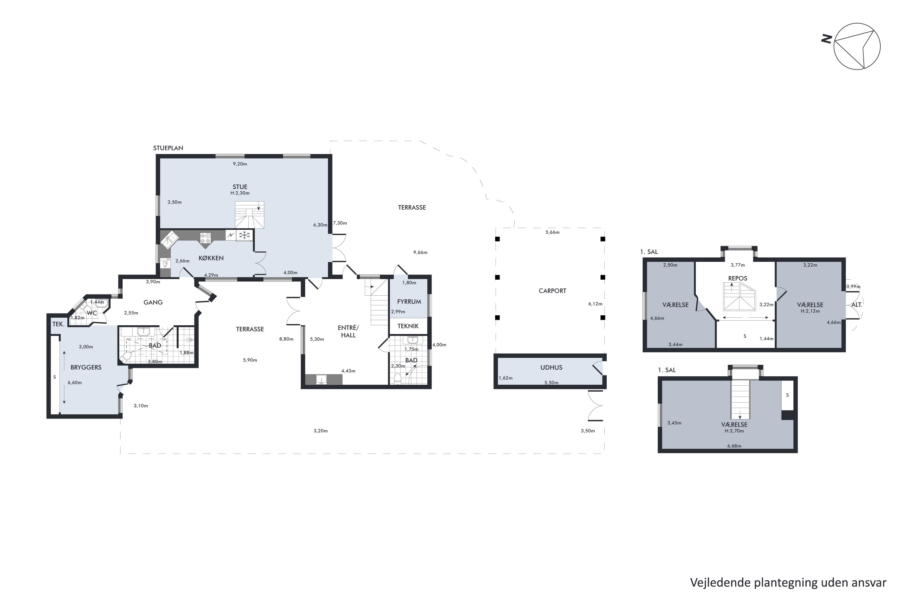 Plantegninger billede af Landervejen 11, Reersø Str, 4281 Gørlev