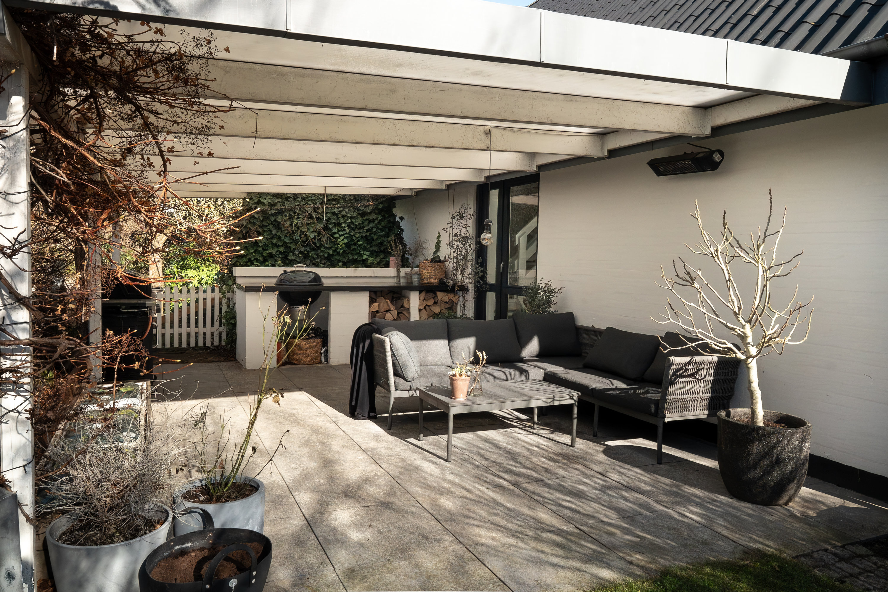 Villa: Terrasse på Bjerregårdsvej 12, Erritsø, 7000 Fredericia